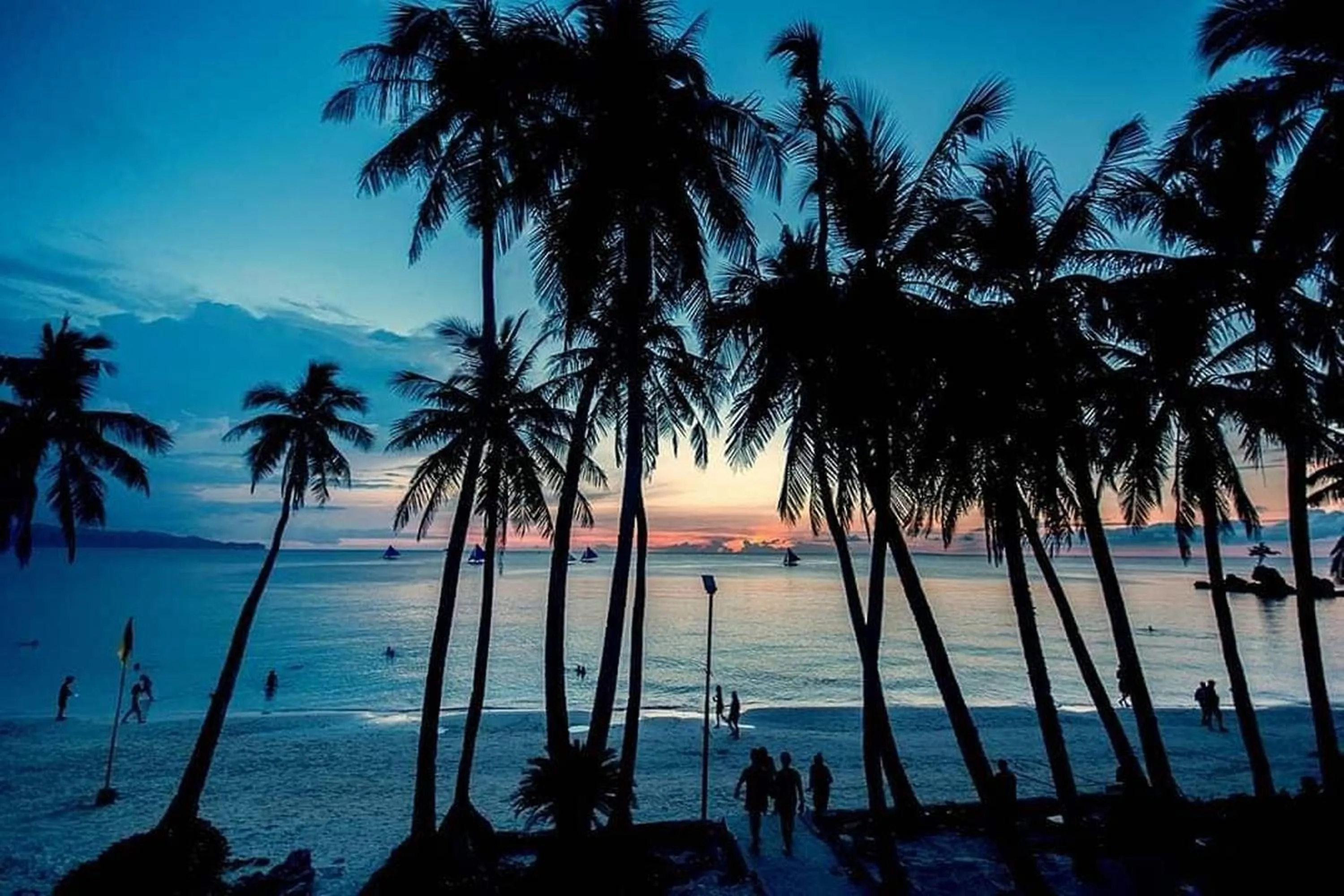 Natural landscape in Taj Guesthouse Boracay
