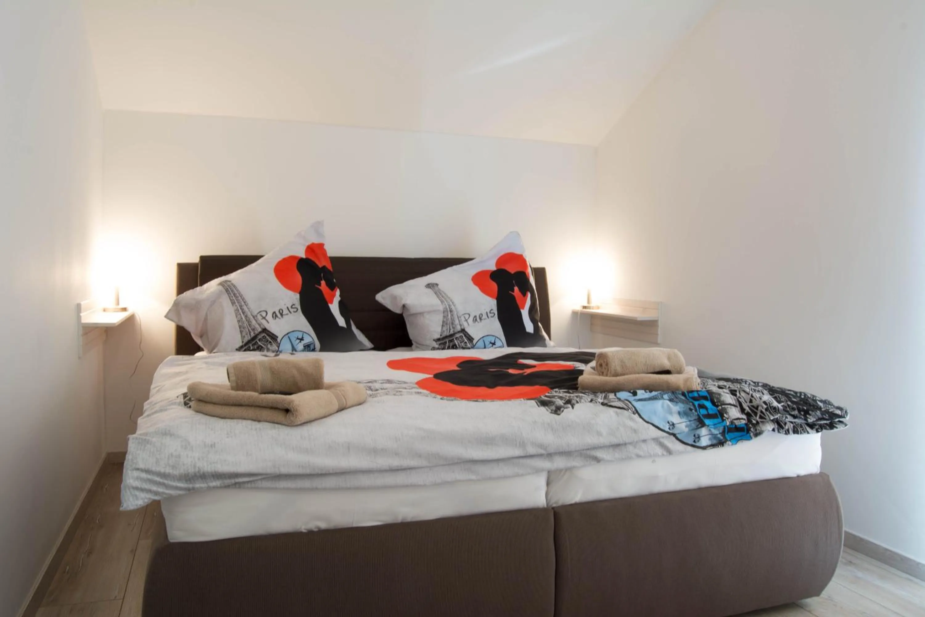 Bed in Apartments Gerda