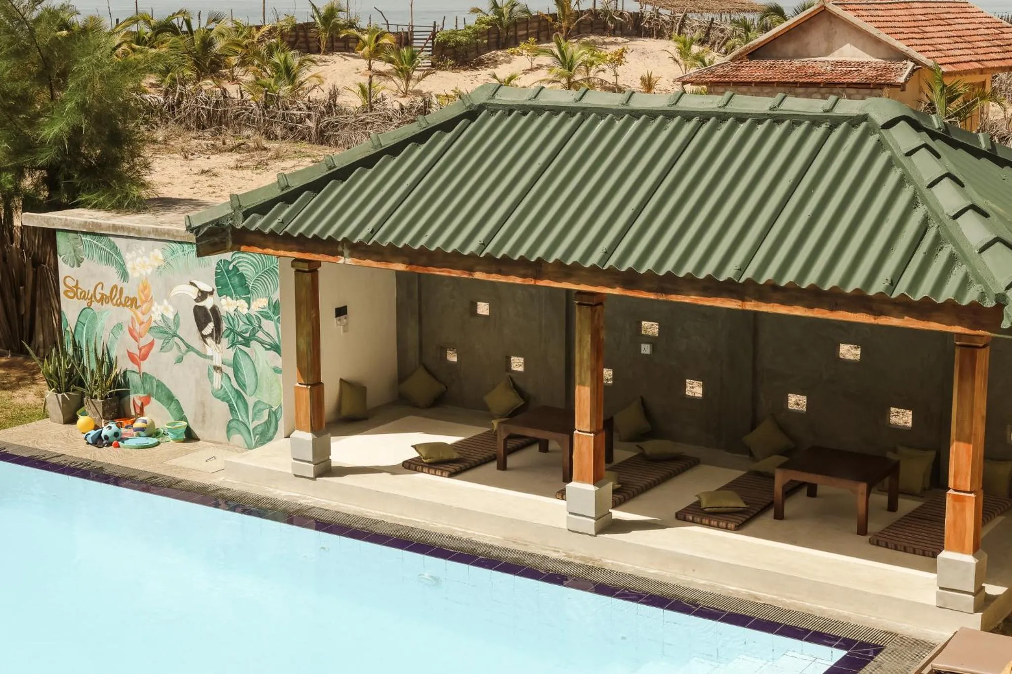 Seating area in Stay Golden