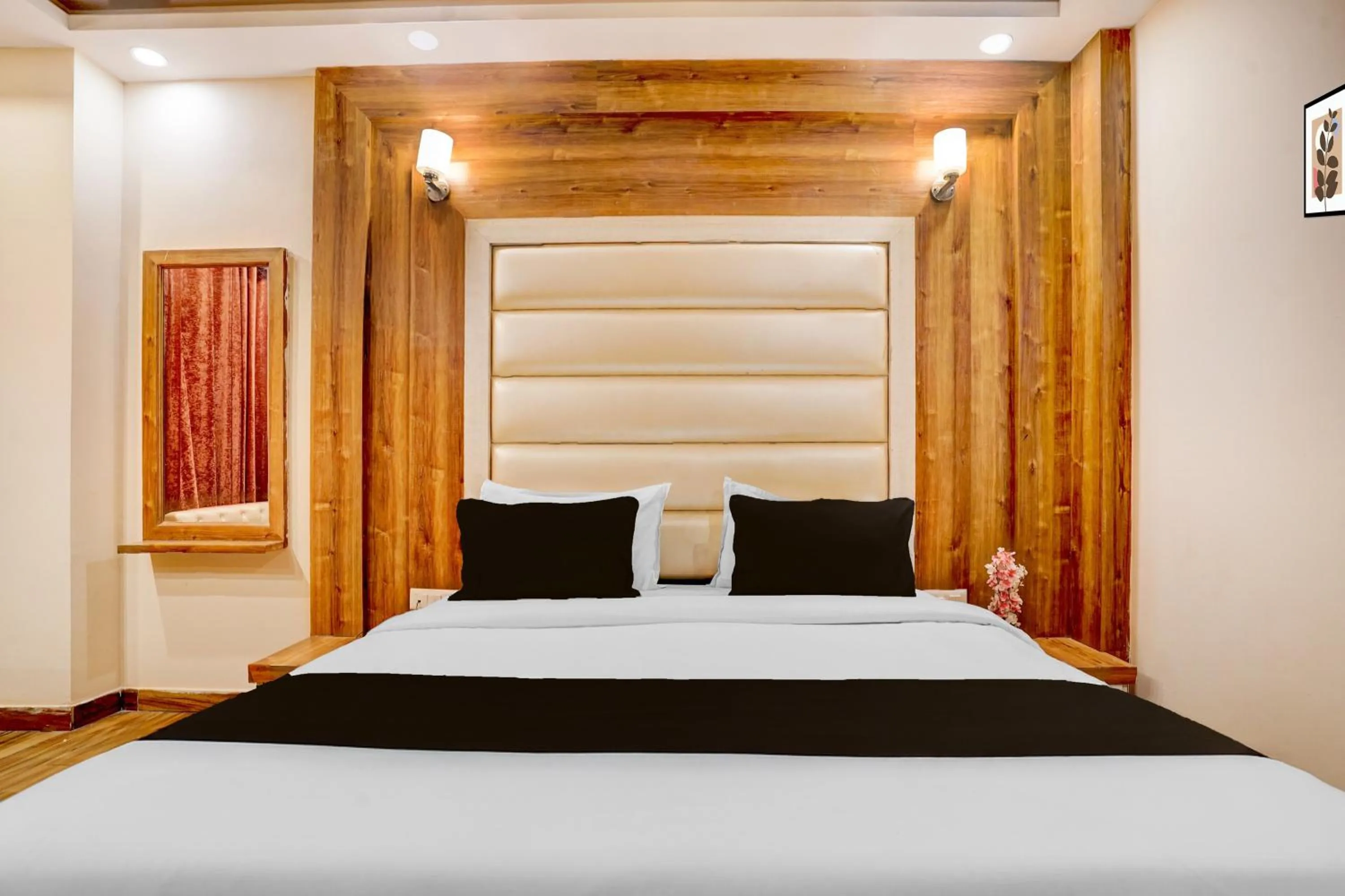 Bedroom, Bed in Townhouse Oak Dehradun Court Formerly GK Residency