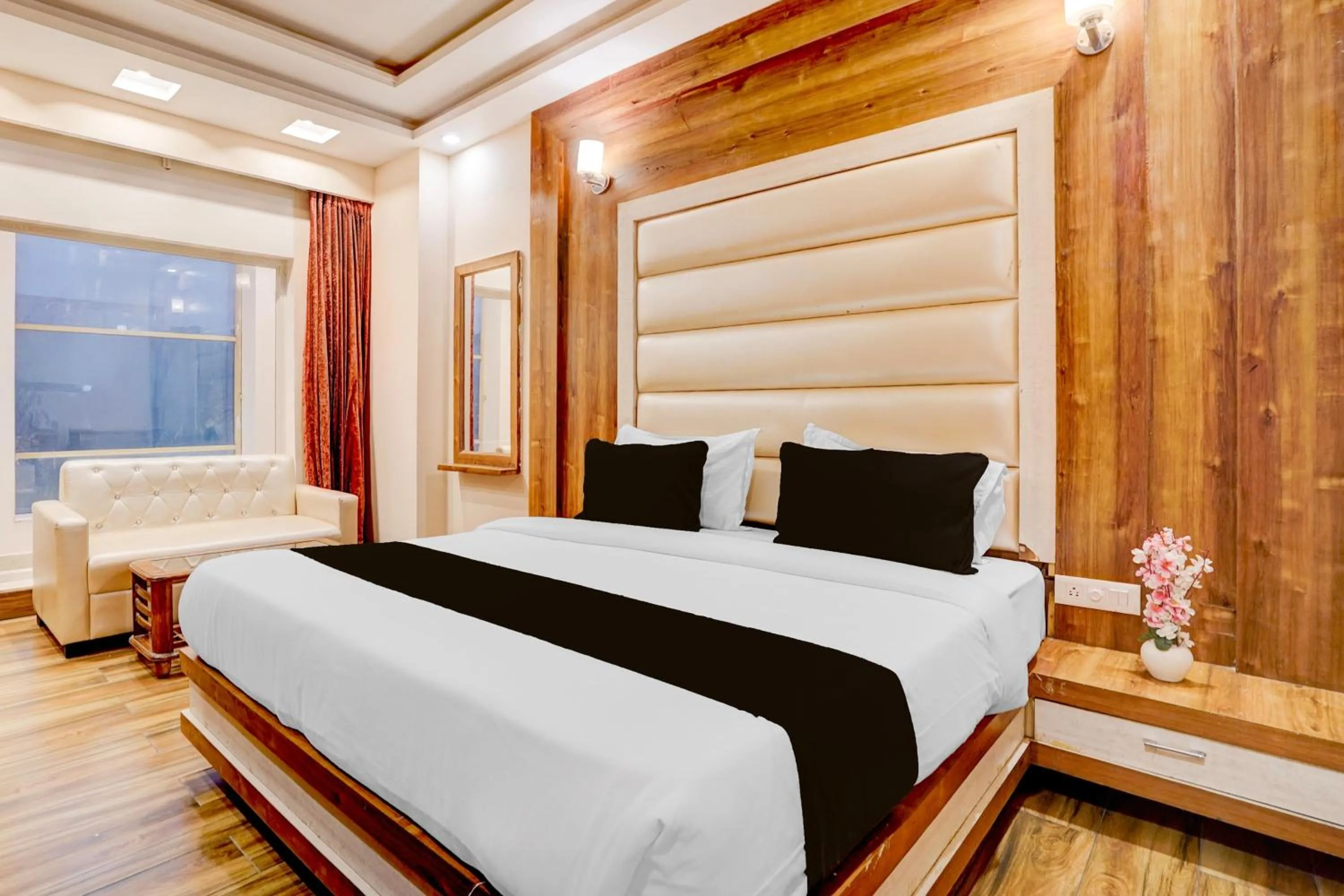 Bedroom, Bed in Townhouse Oak Dehradun Court Formerly GK Residency