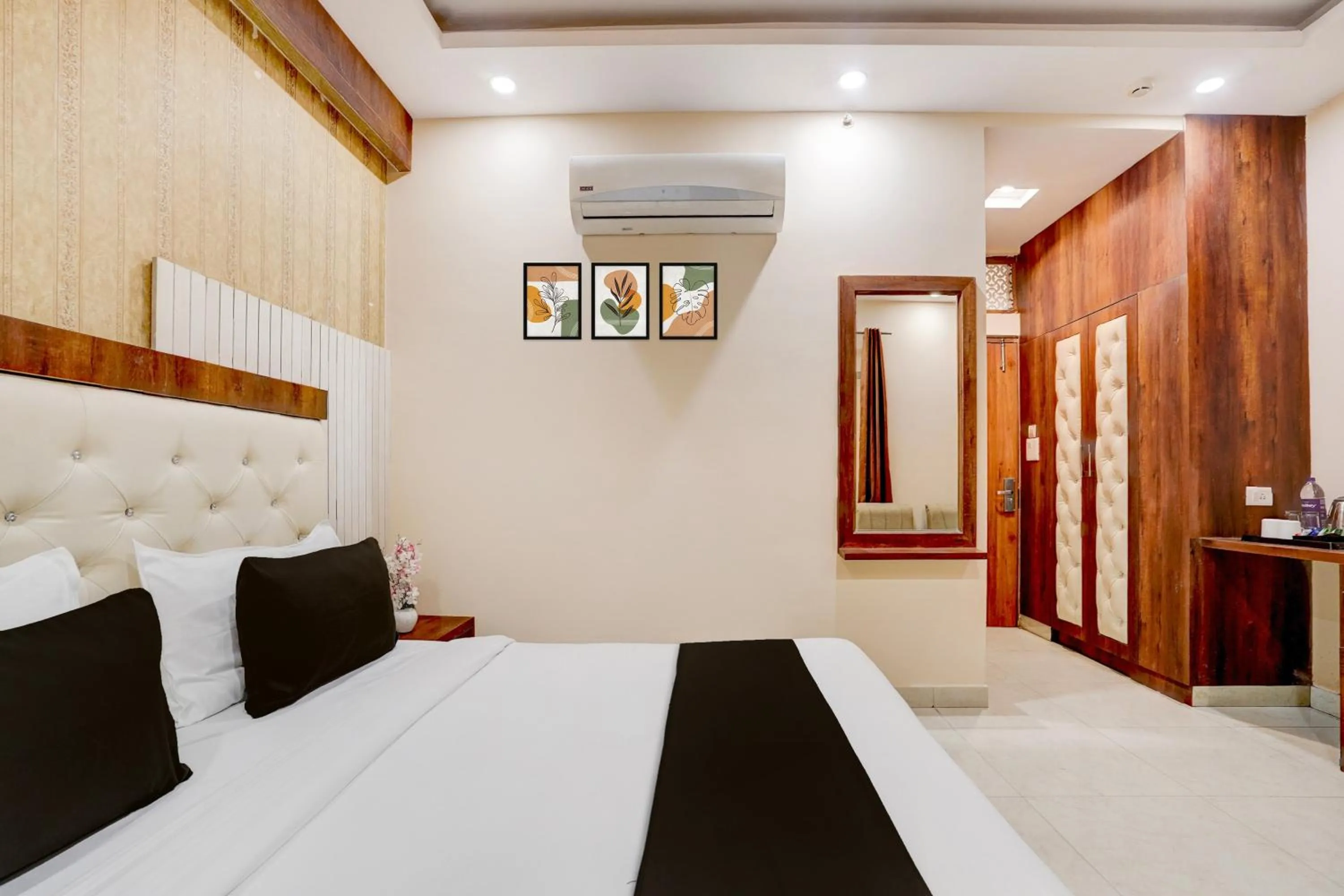 Bedroom, Bed in Townhouse Oak Dehradun Court Formerly GK Residency