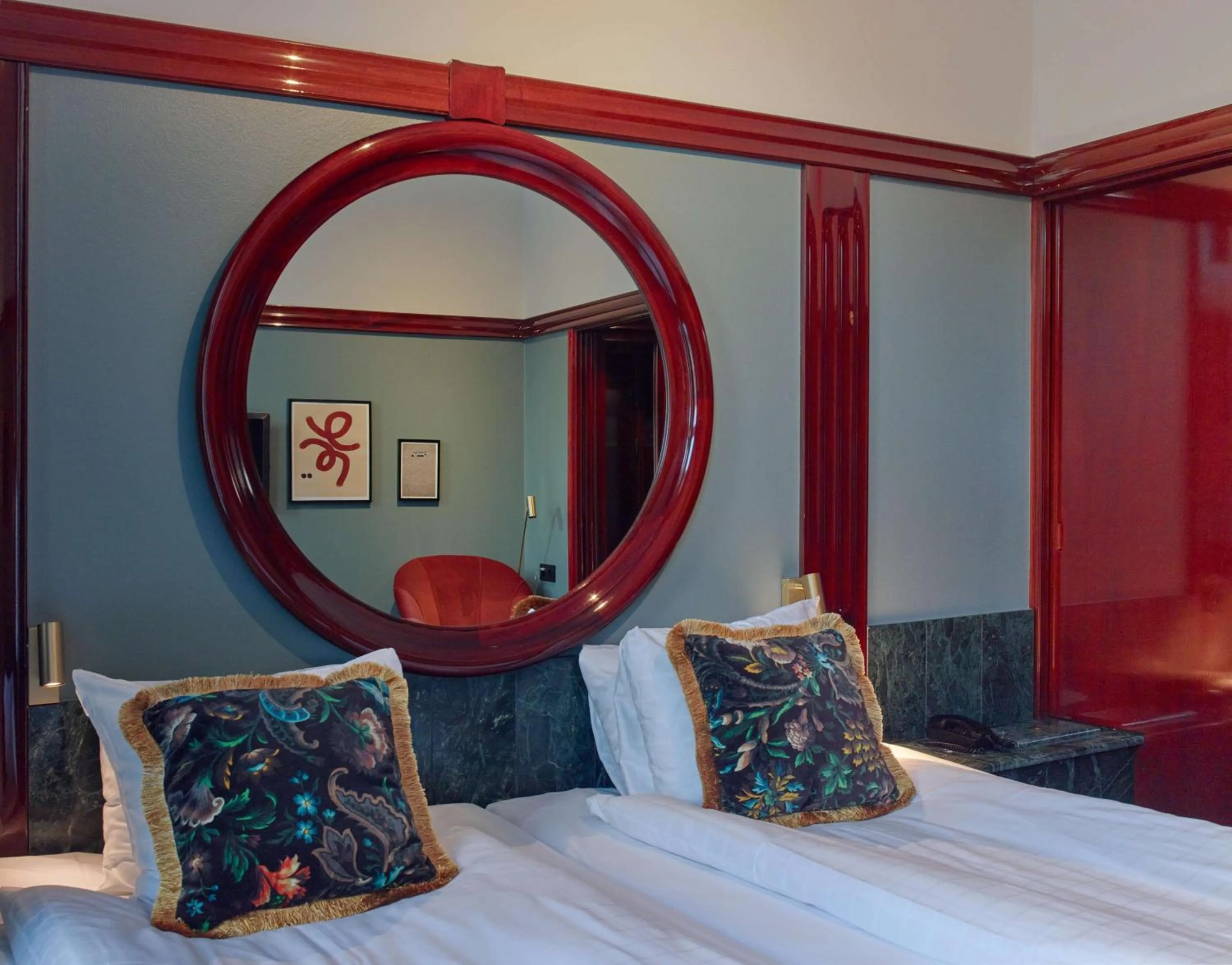 Bedroom, Bed in Scandic Kramer