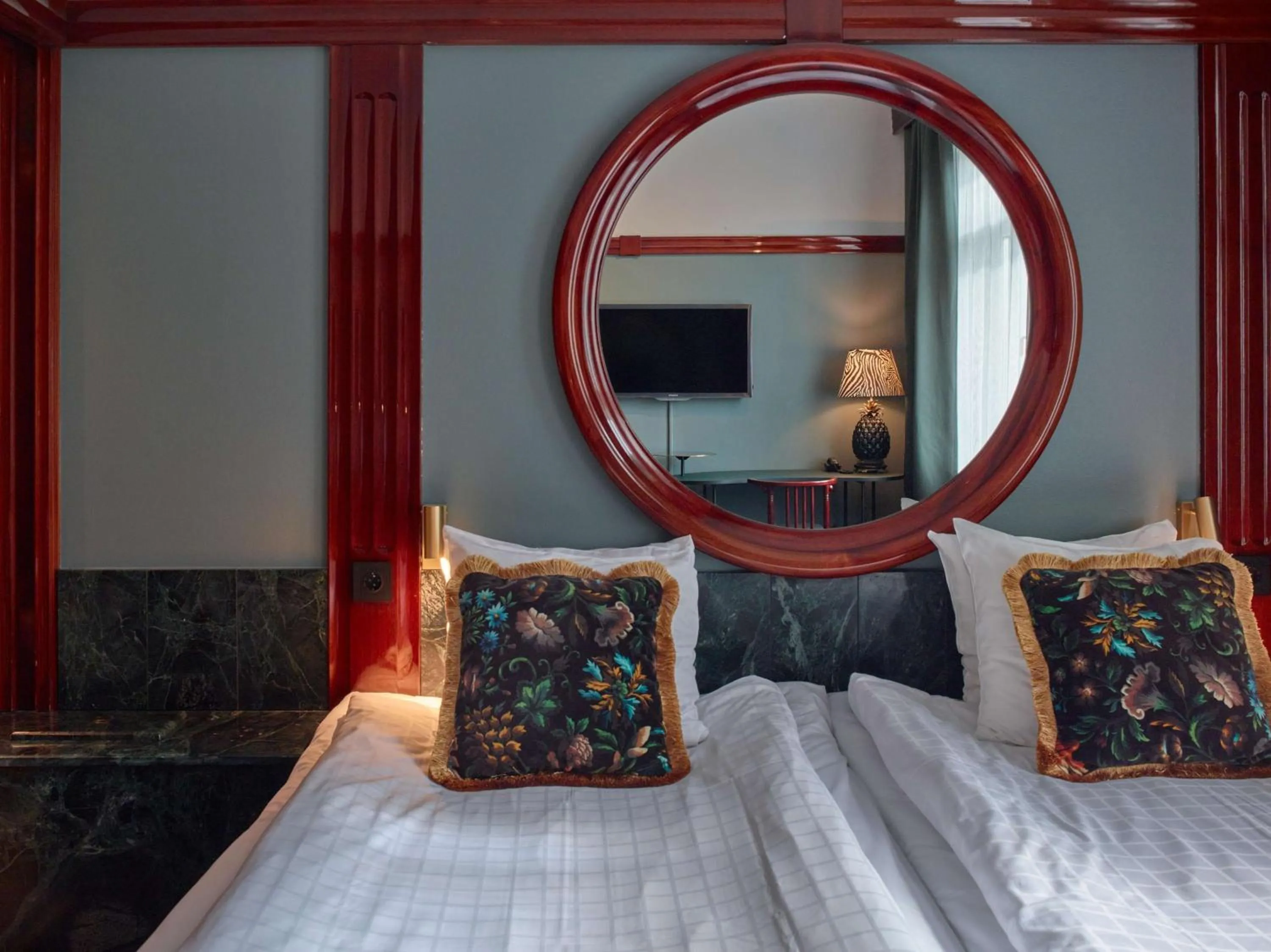 Bedroom, Bed in Scandic Kramer