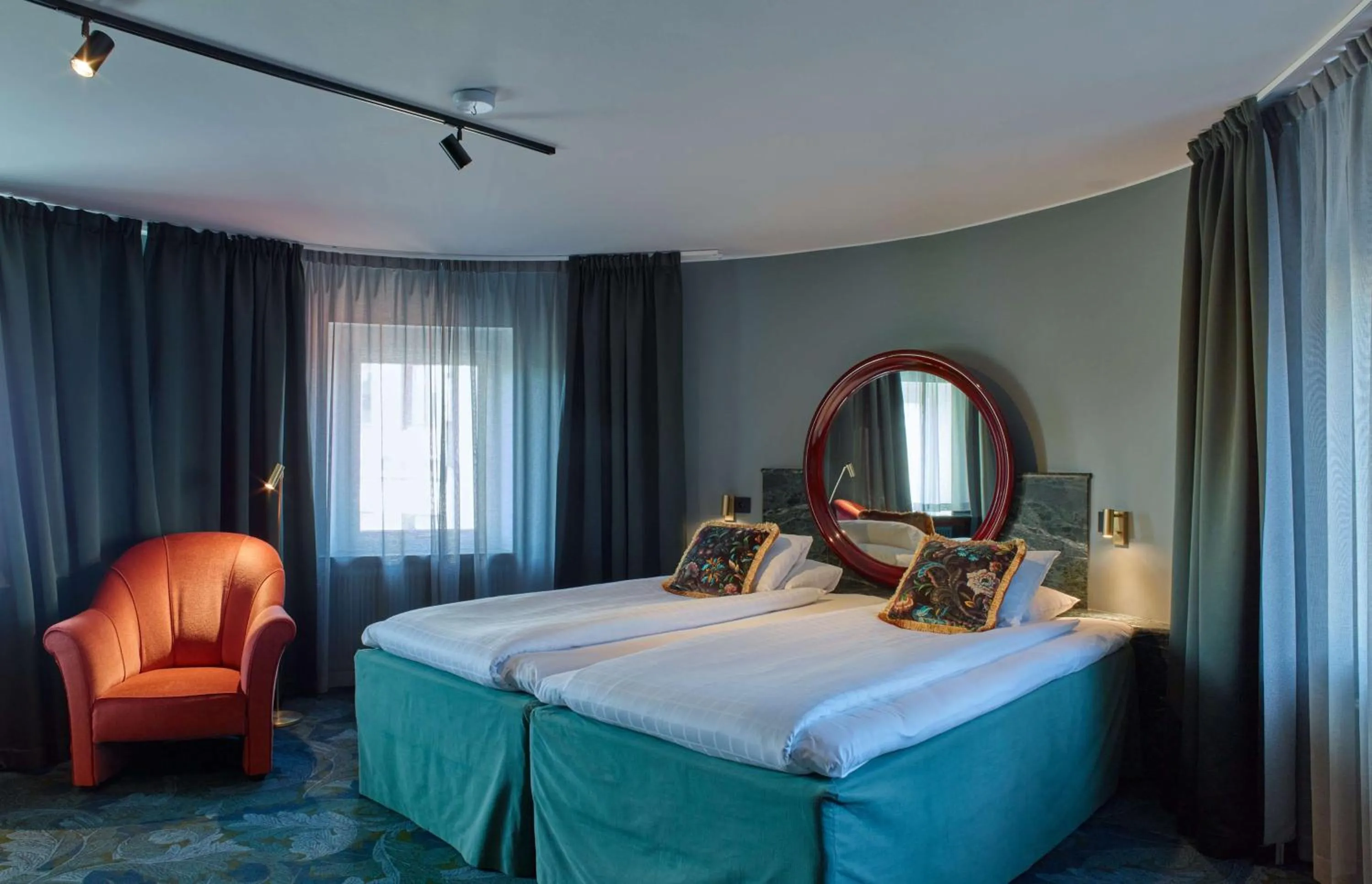 Bedroom, Bed in Scandic Kramer