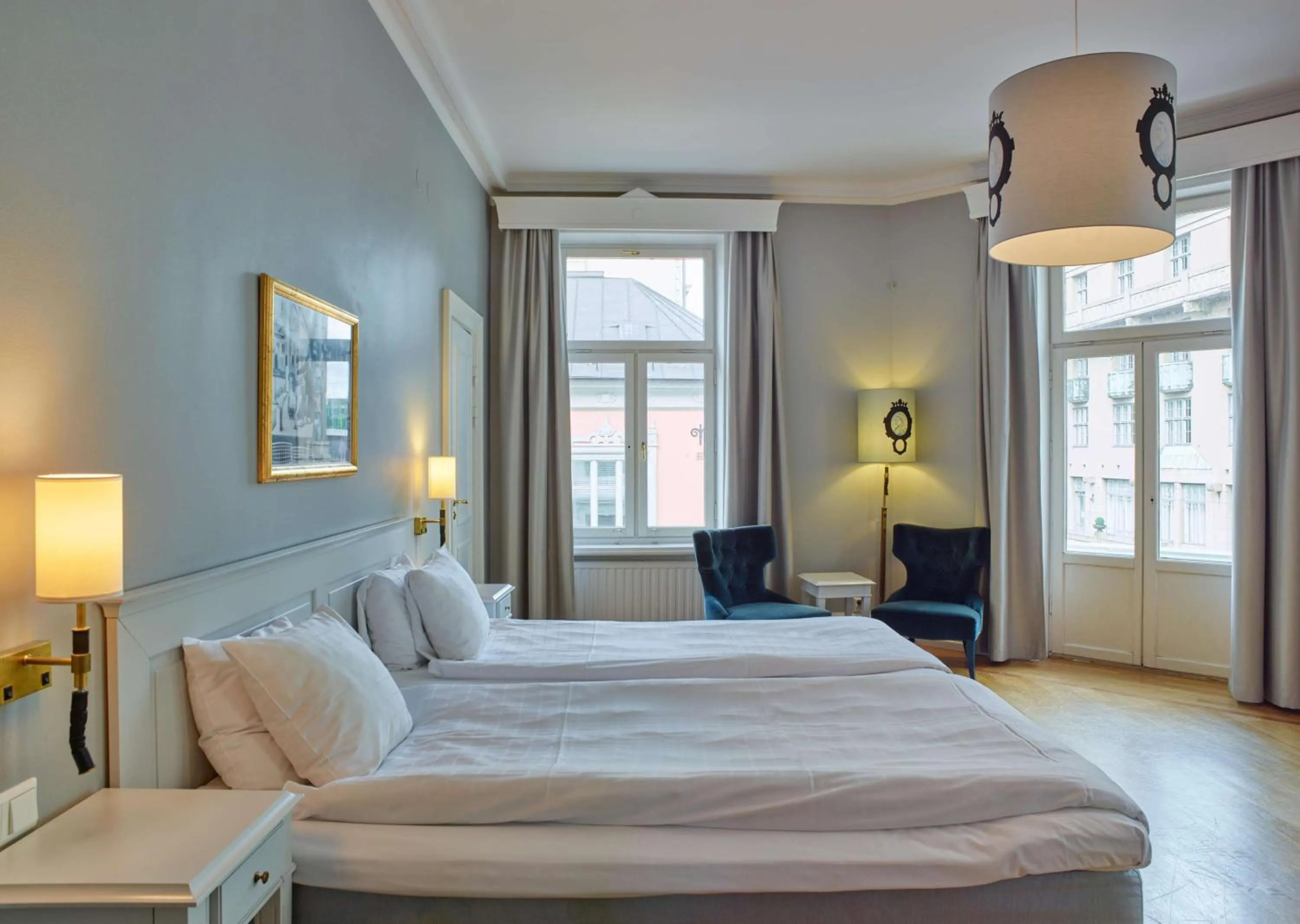 Bedroom, Bed in Scandic Kramer