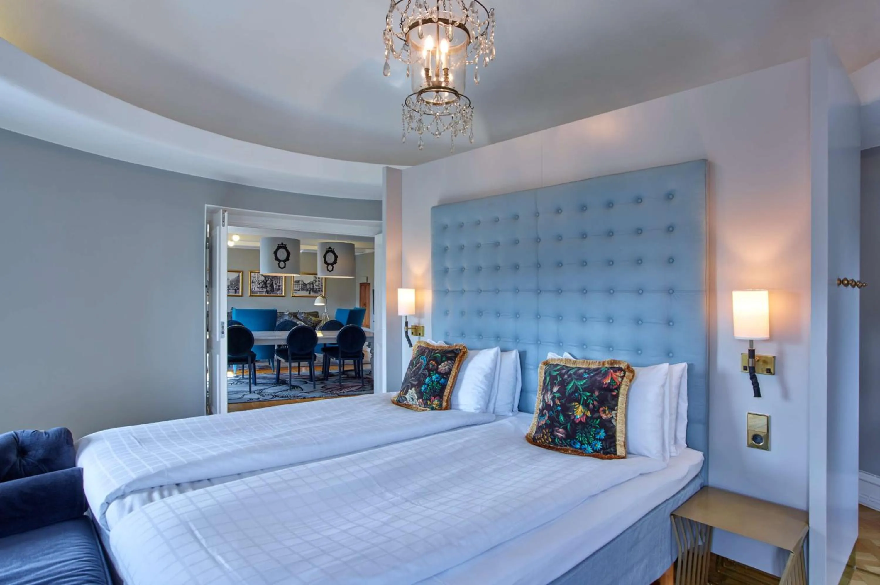 Bedroom, Bed in Scandic Kramer