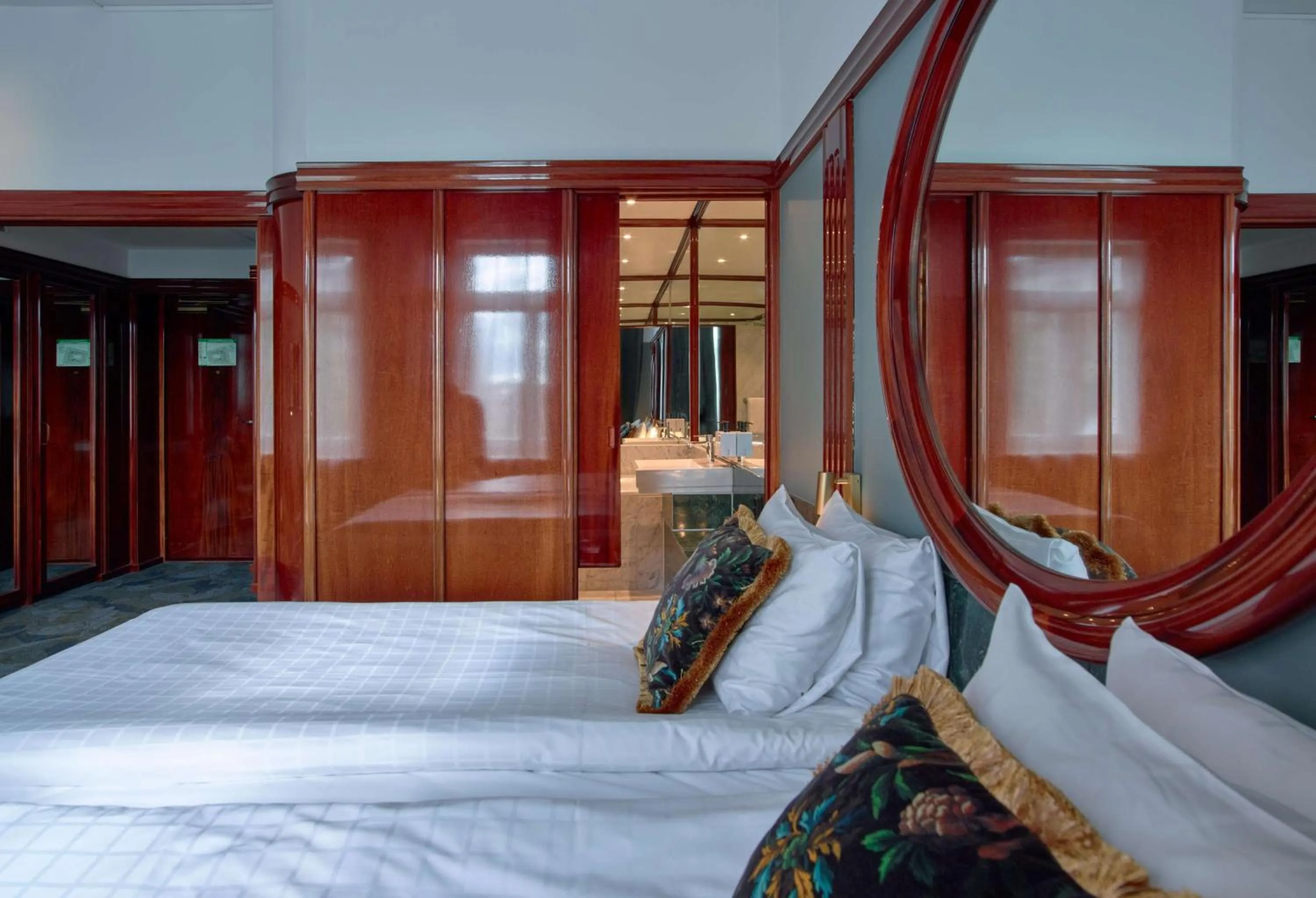 Bedroom, Bed in Scandic Kramer