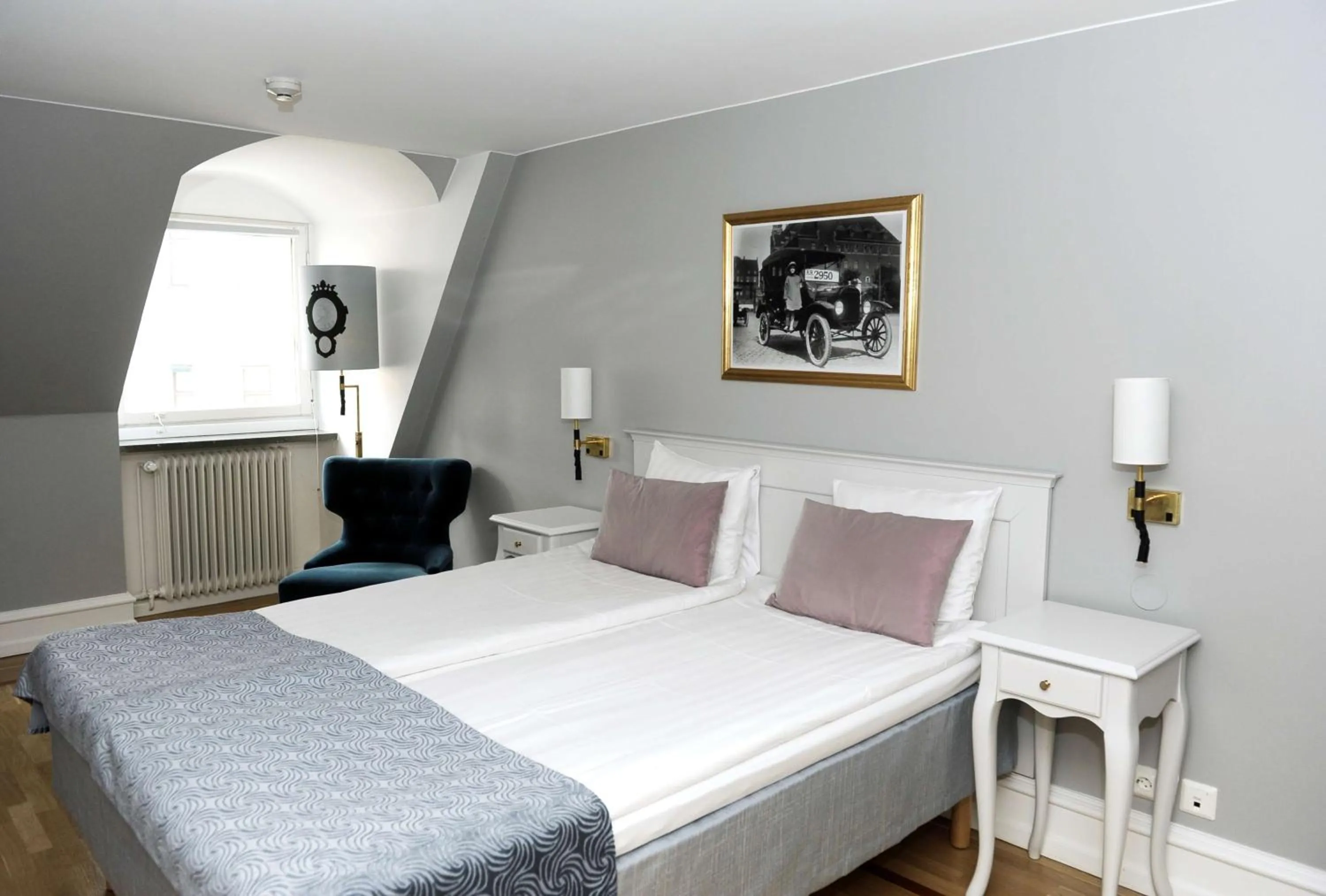 Bedroom, Bed in Scandic Kramer