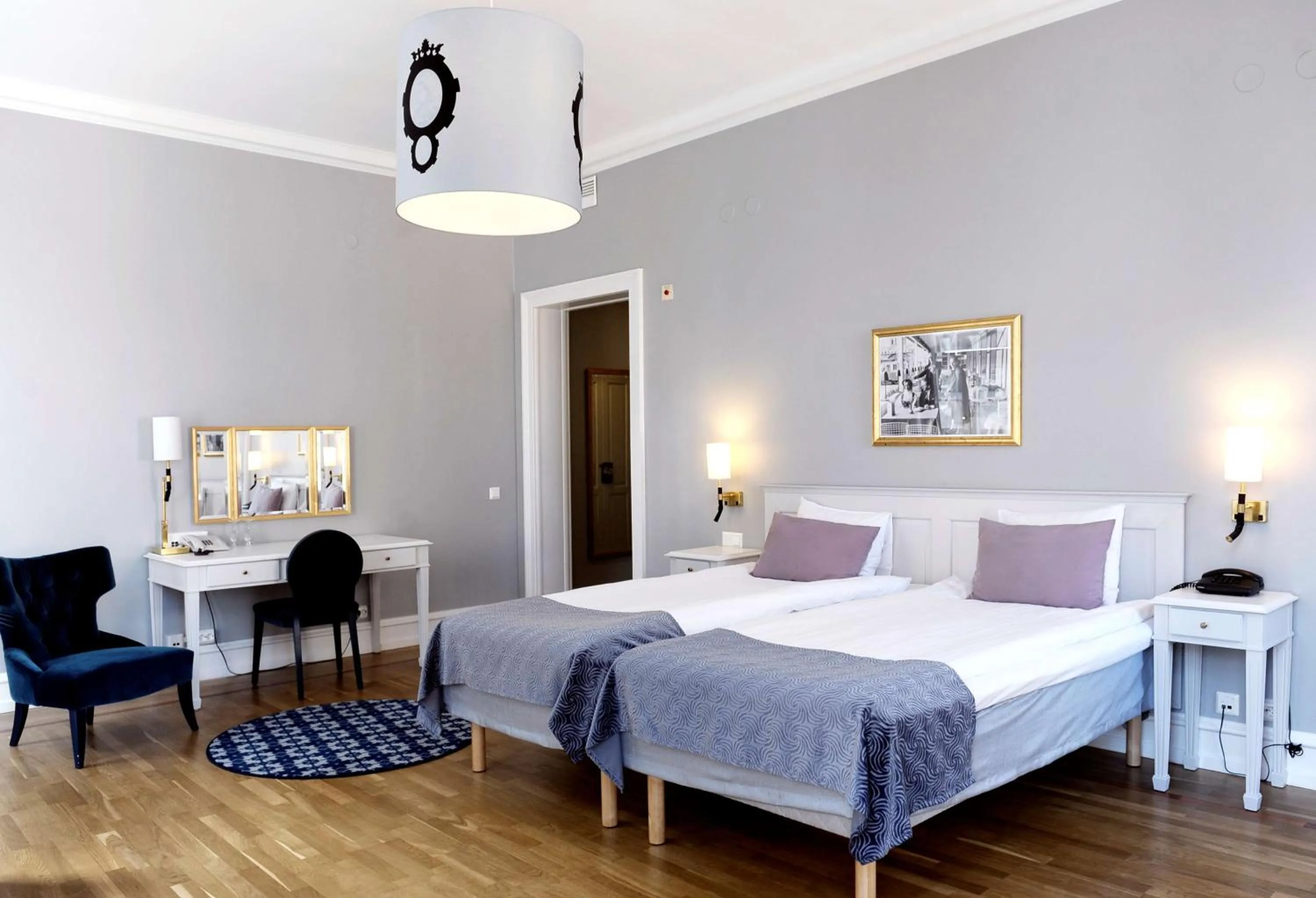 Bedroom, Bed in Scandic Kramer