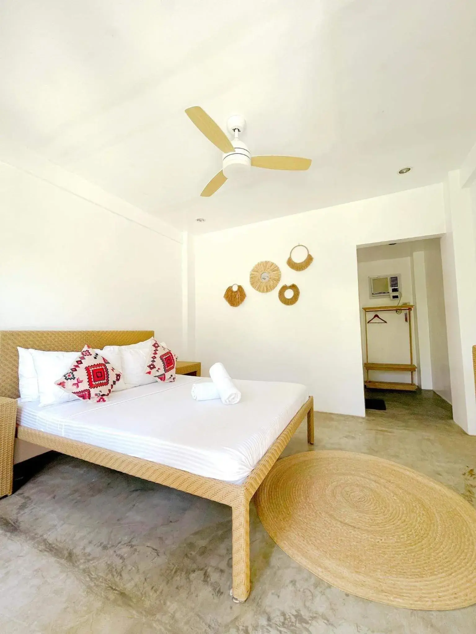 Bed in Tropical Temple Siargao Resort Bed in Tropical Temple Siargao Resort