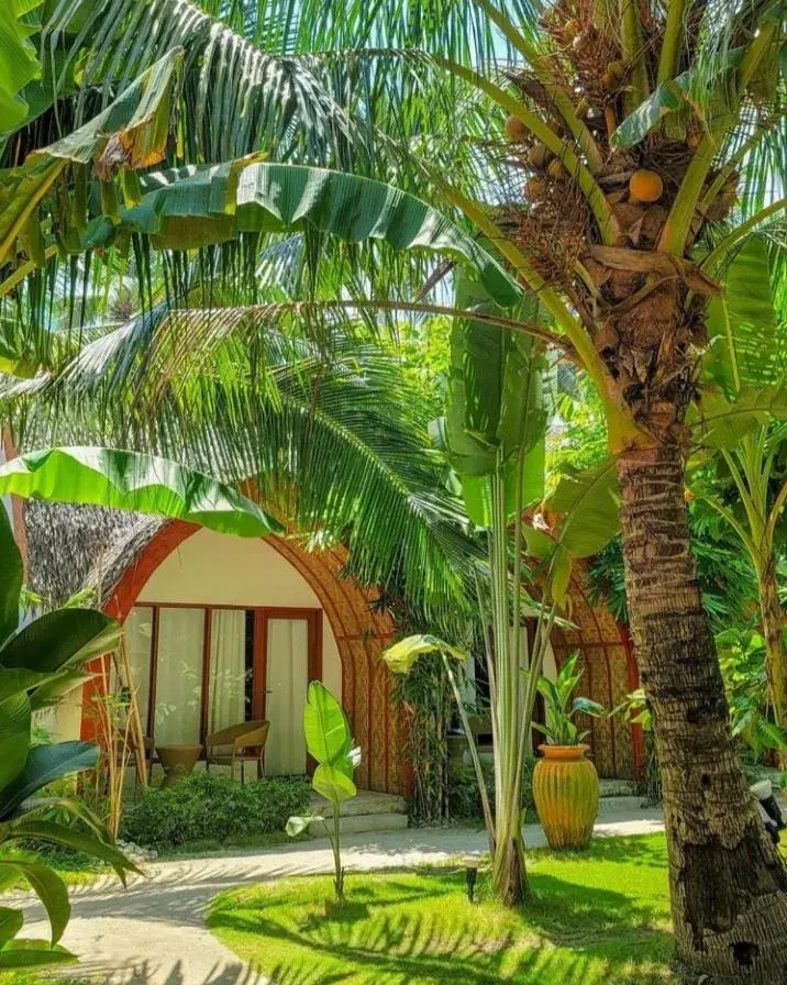 Garden in Tropical Temple Siargao Resort Garden in Tropical Temple Siargao Resort