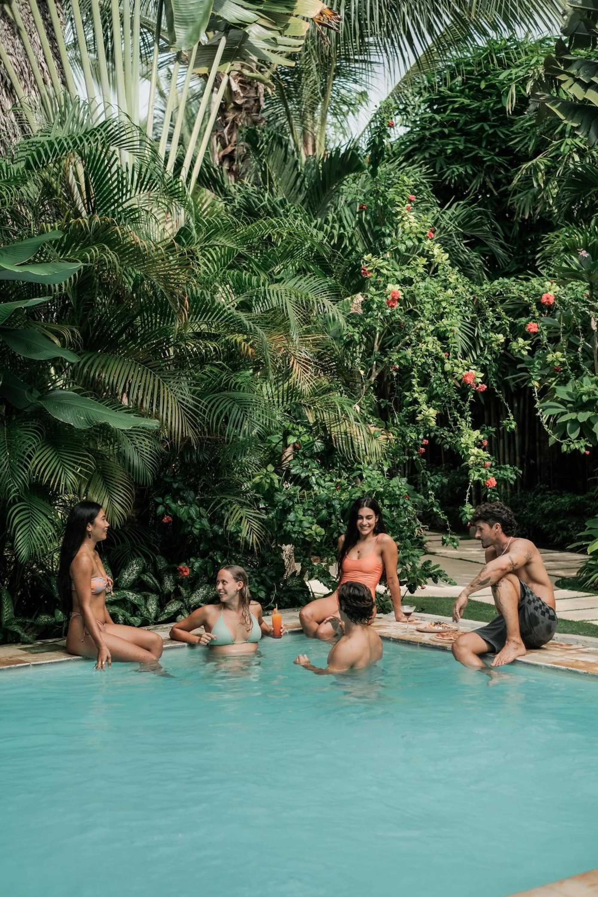 Swimming pool in Tropical Temple Siargao Resort