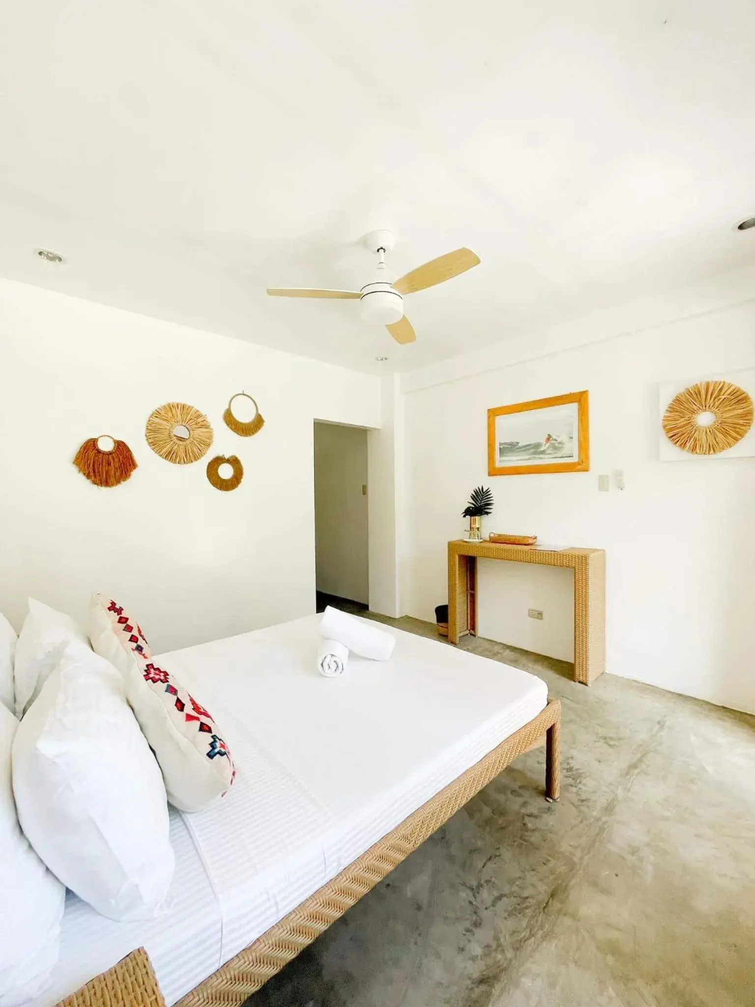 Bed in Tropical Temple Siargao Resort Bed in Tropical Temple Siargao Resort