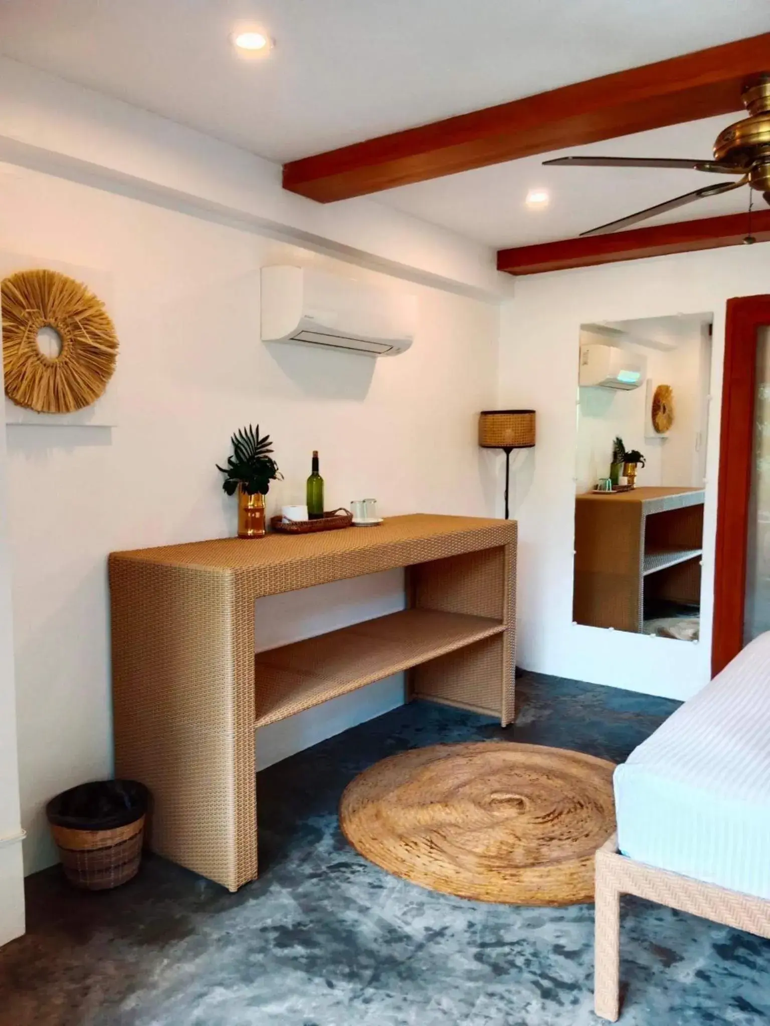 Bed in Tropical Temple Siargao Resort Bed in Tropical Temple Siargao Resort