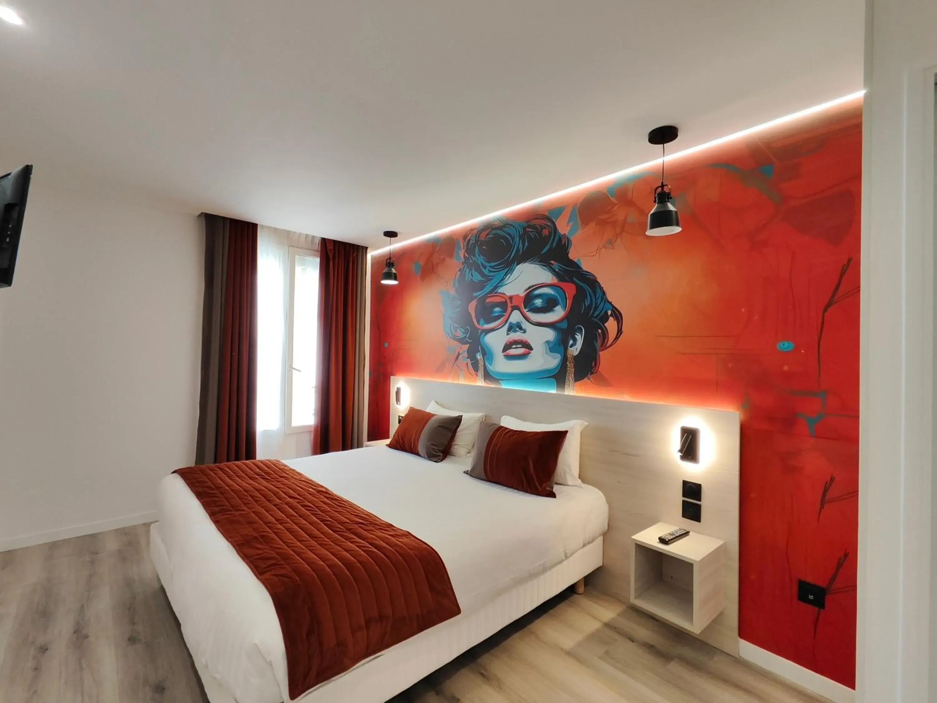 Bed in 55 Hôtel Montparnasse Bed in 55 Hôtel Montparnasse