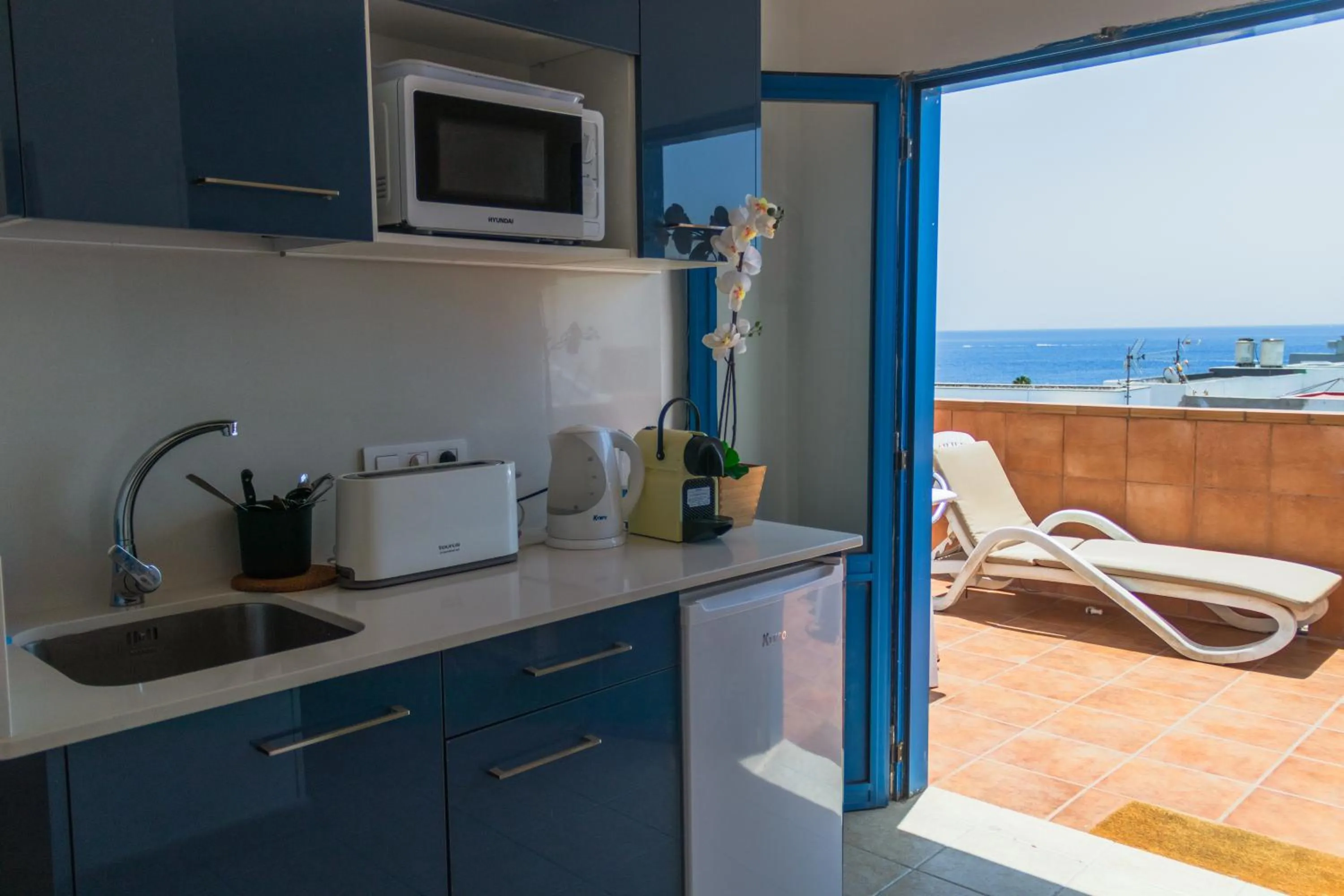 Coffee/tea facilities in Hostal Magec