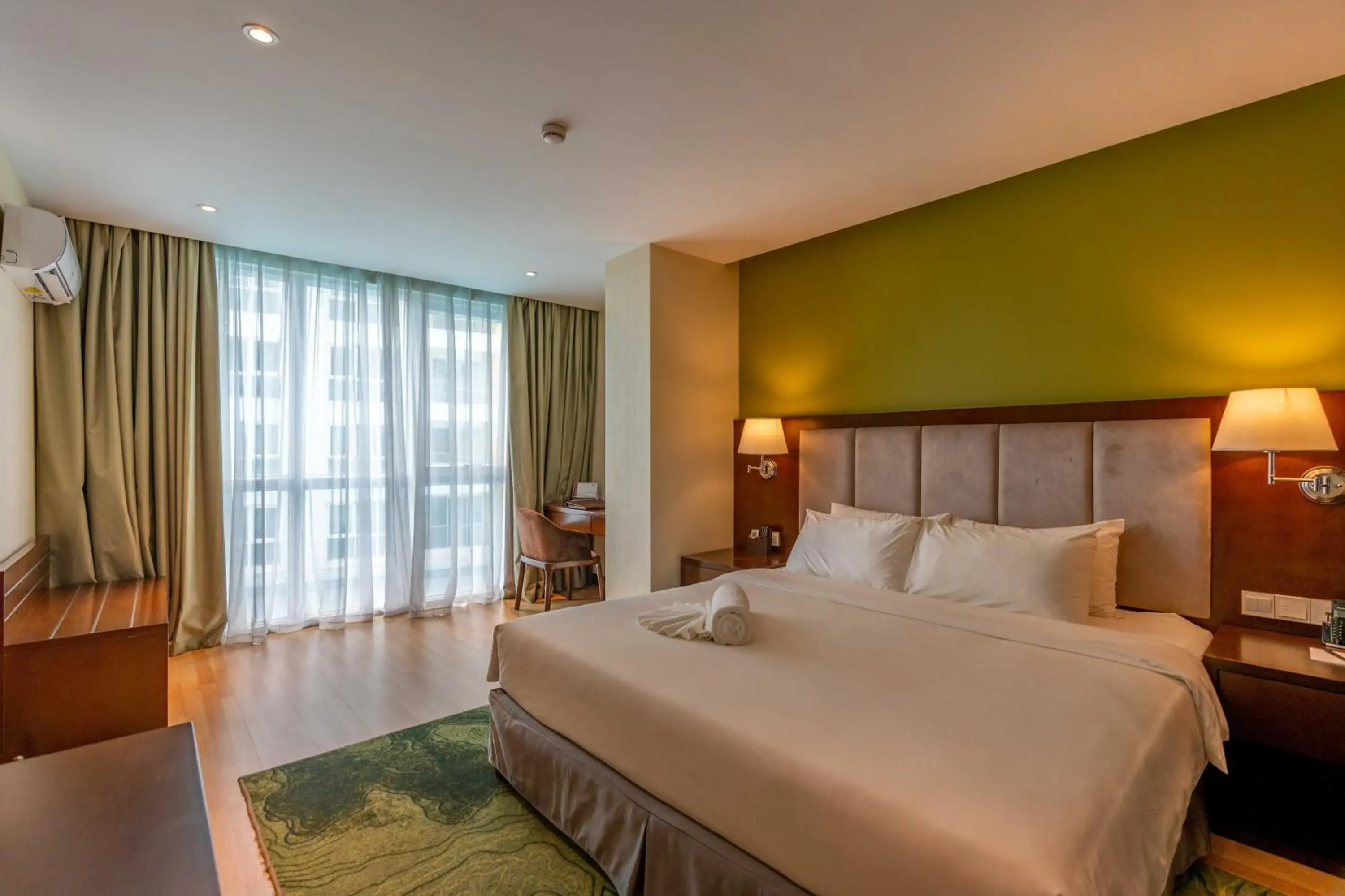 View (from property/room), Bed in Olympia City Hotel by Dara View (from property/room), Bed in Olympia City Hotel by Dara