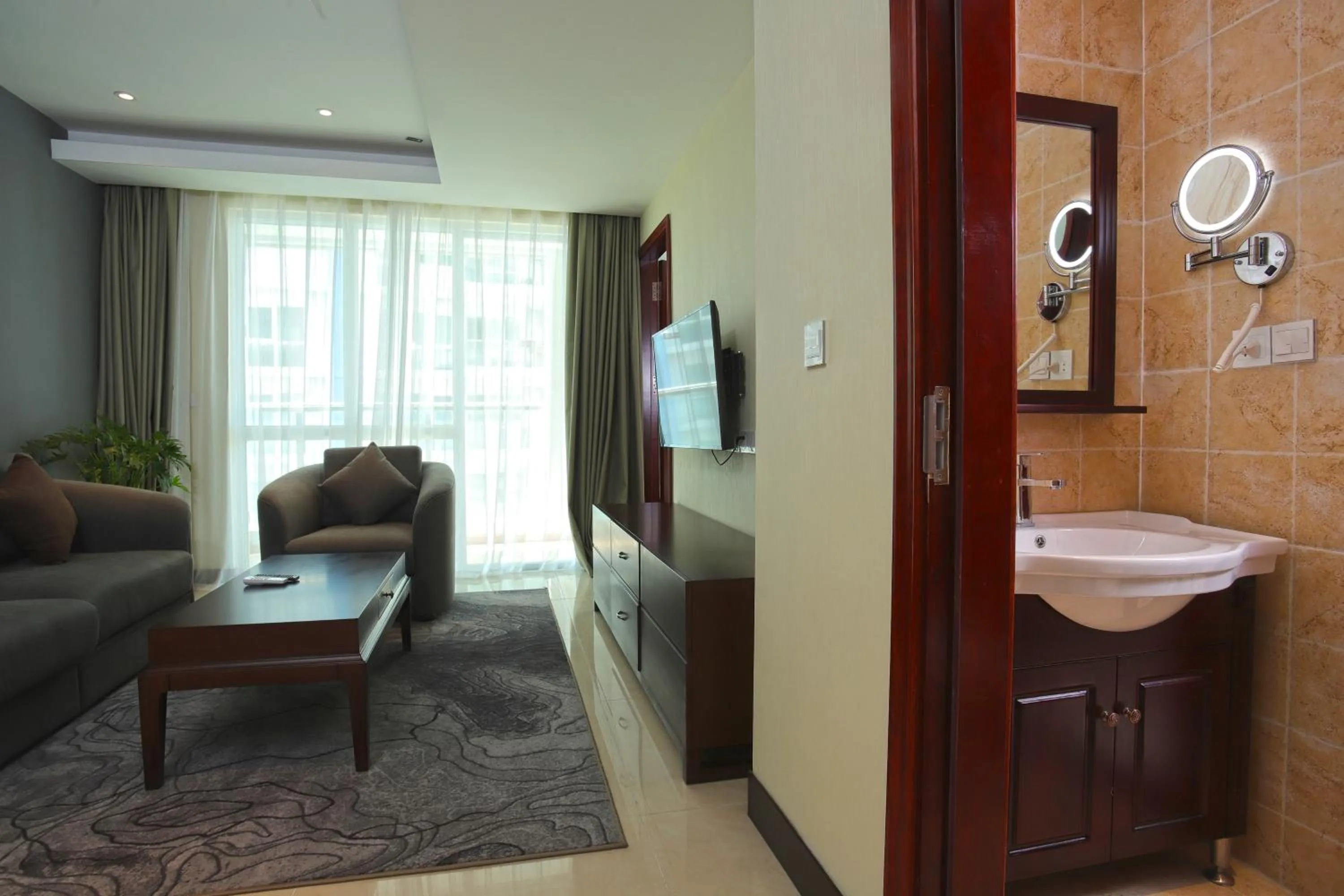 Bathroom in Olympia City Hotel by Dara