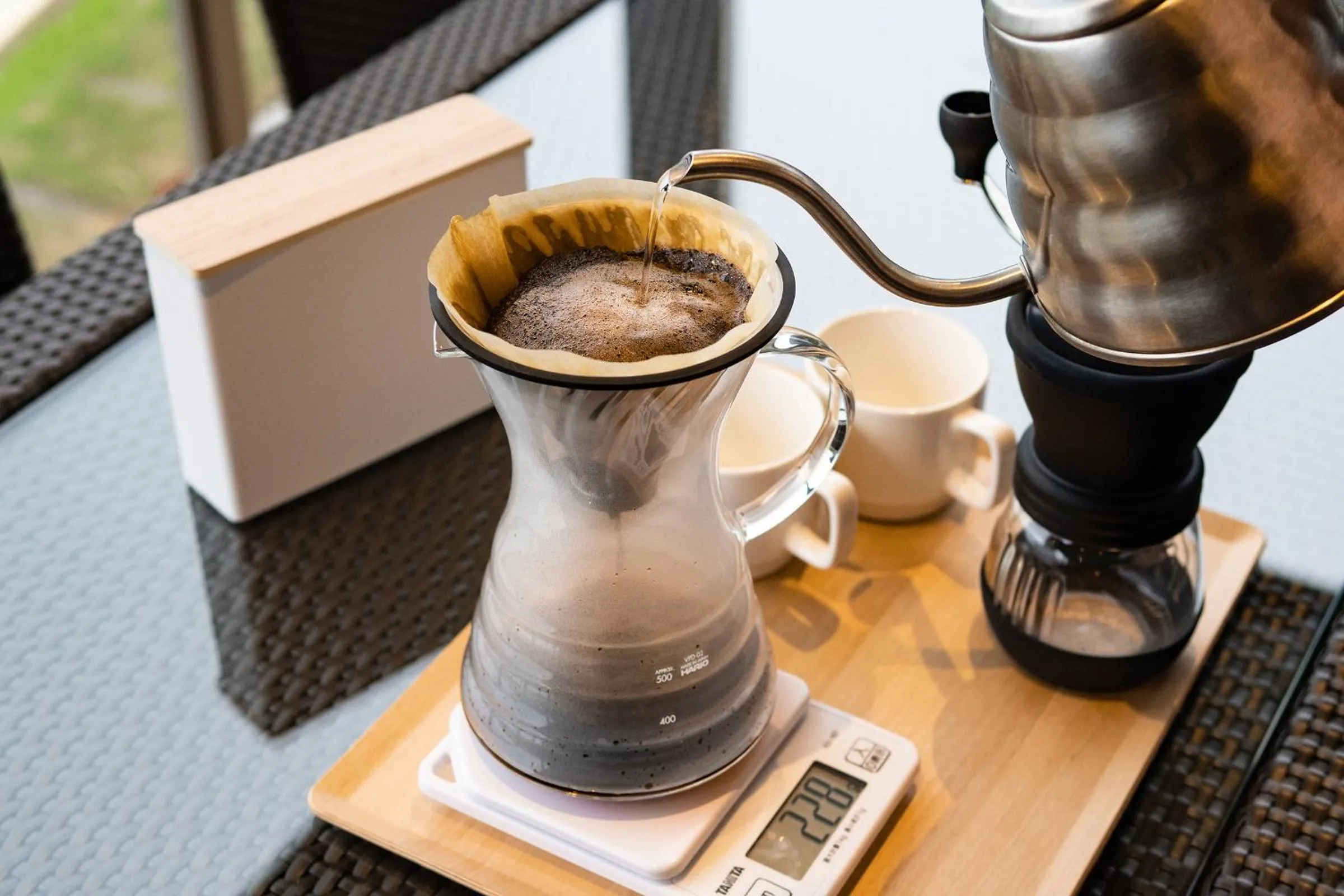 Coffee/tea facilities in One Suite THE TERRACE