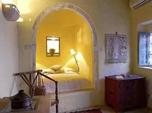 Bed in Hotel Dar Dhiafa