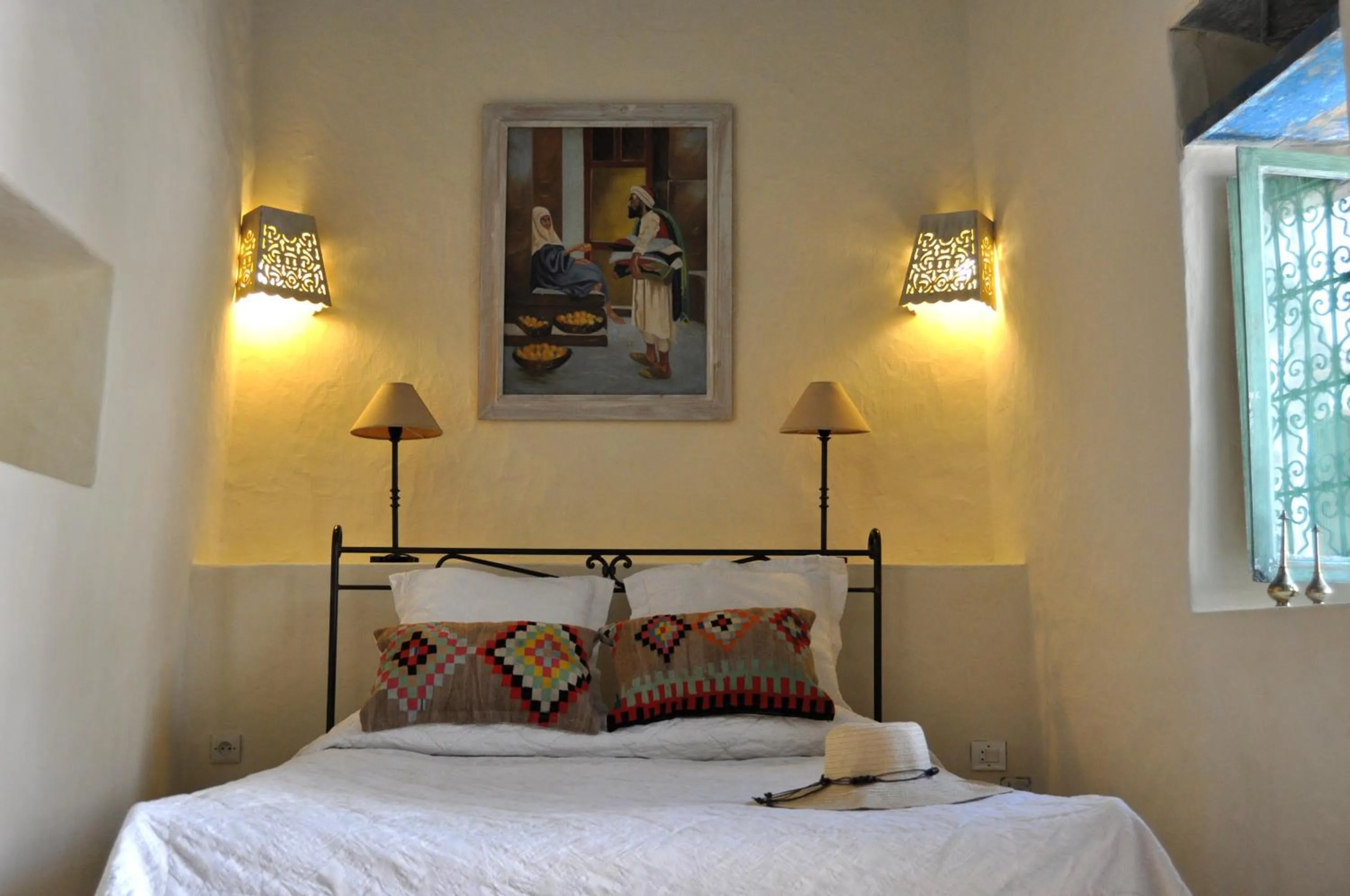 Bed in Hotel Dar Dhiafa