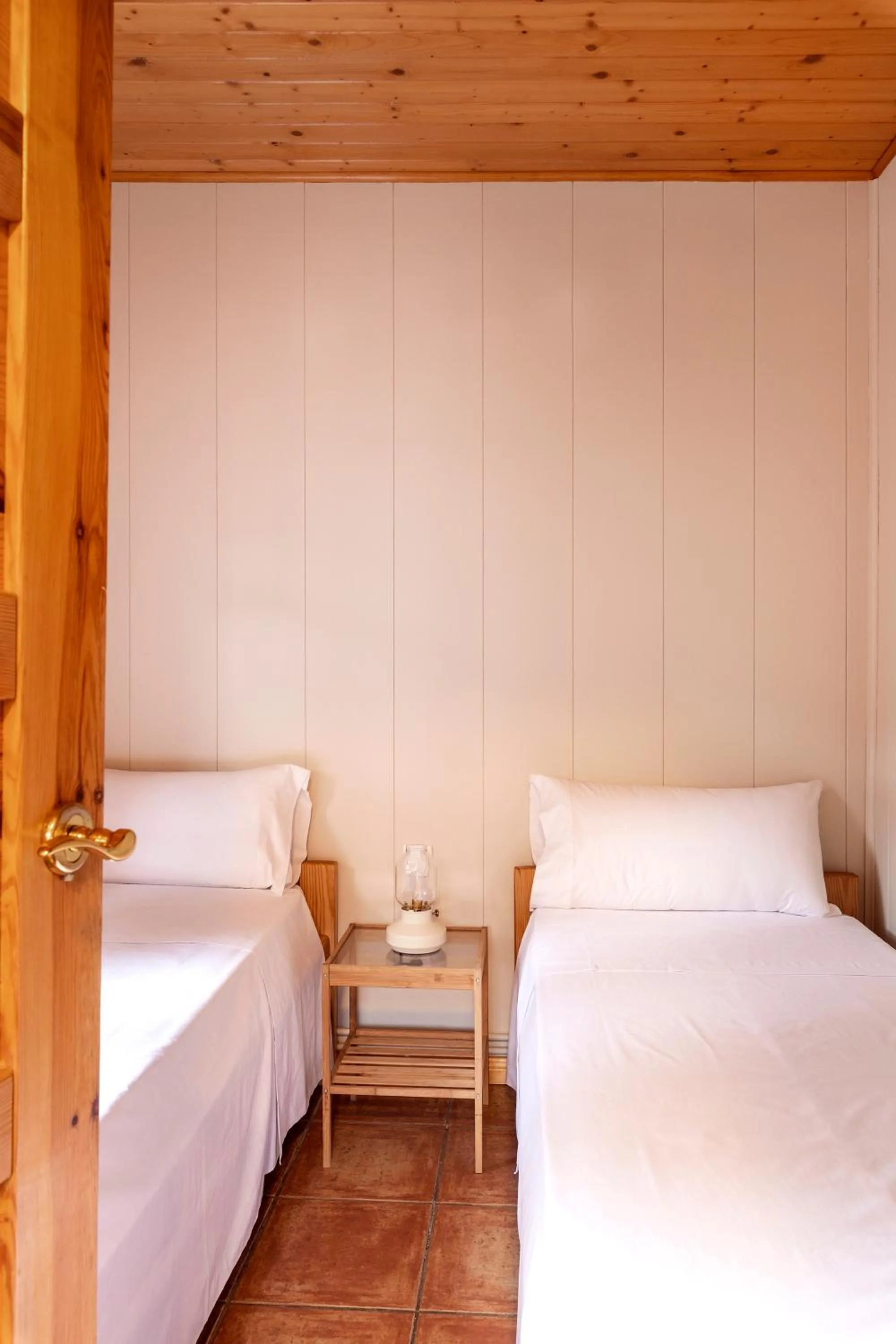 Bed in wecamp Pirineos