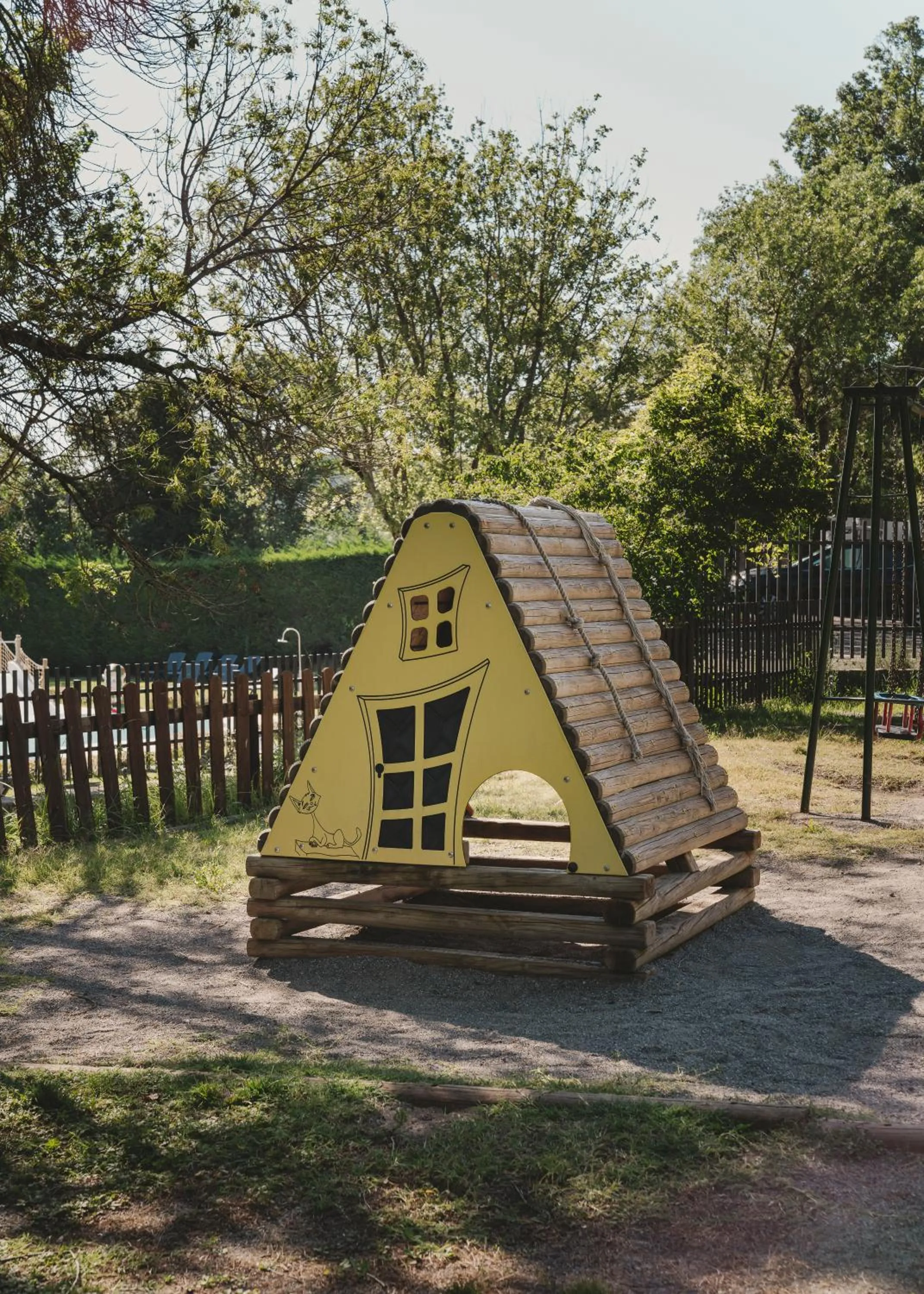Children play ground in wecamp Pirineos