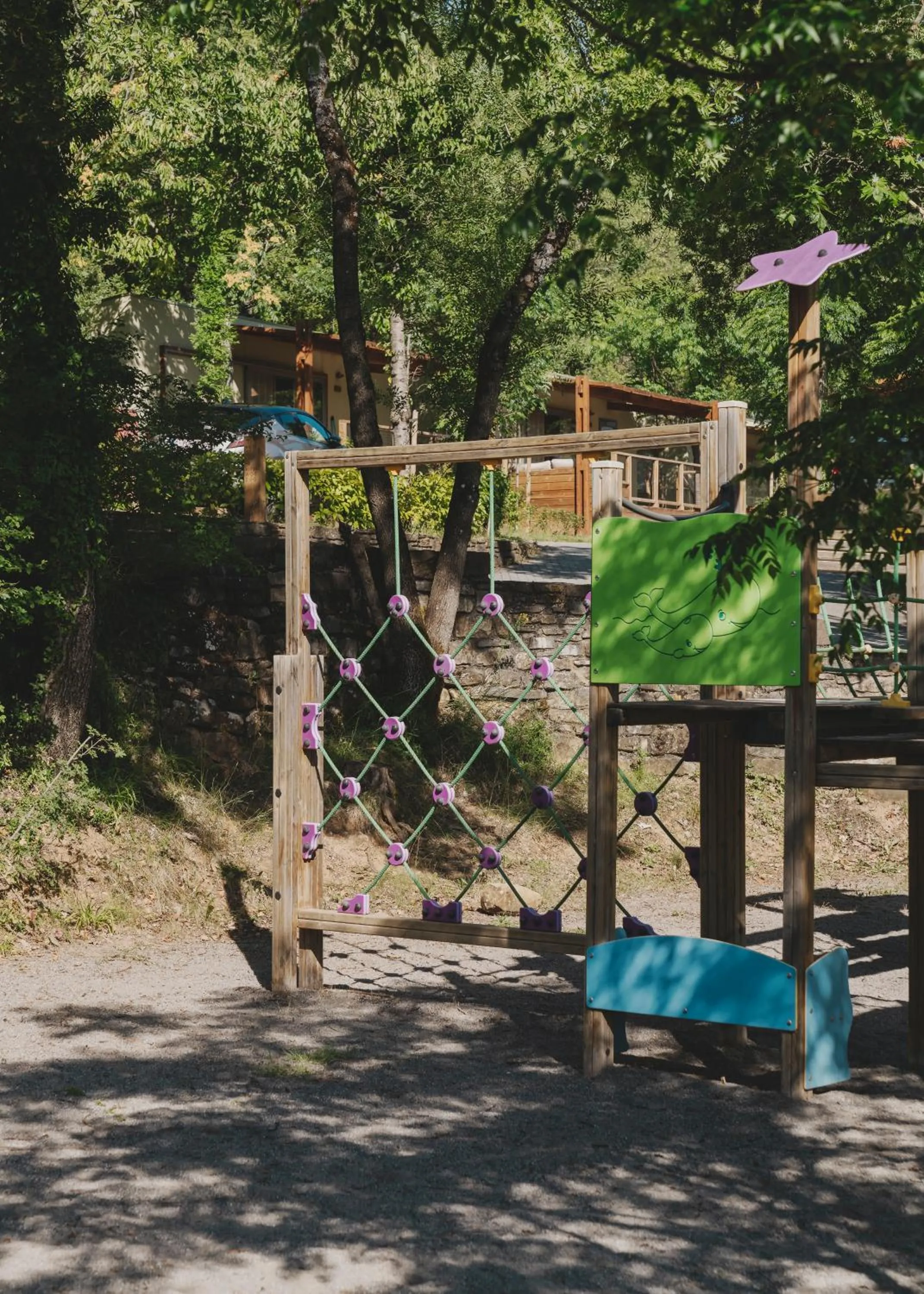 Children play ground in wecamp Pirineos