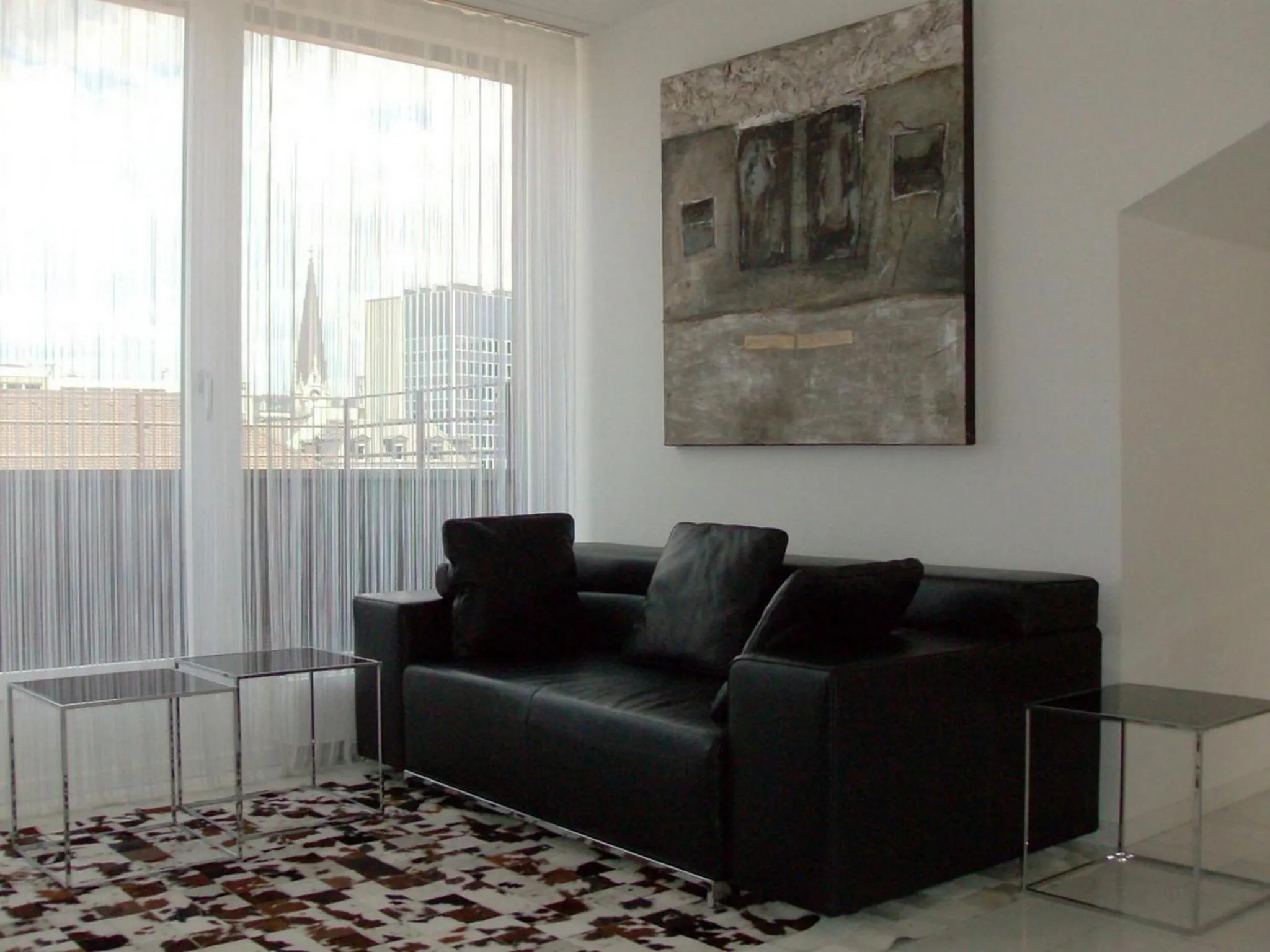 Living room in VISIONAPARTMENTS Freyastrasse - contactless check-in