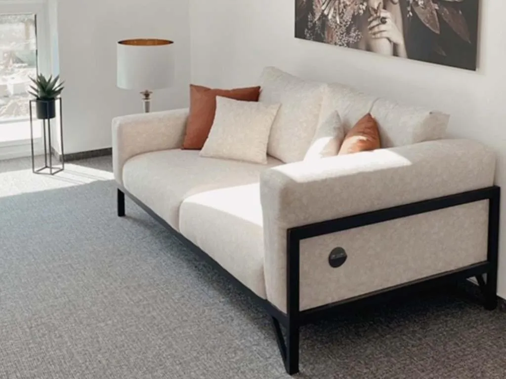 Bed in Hotel Rosenheim