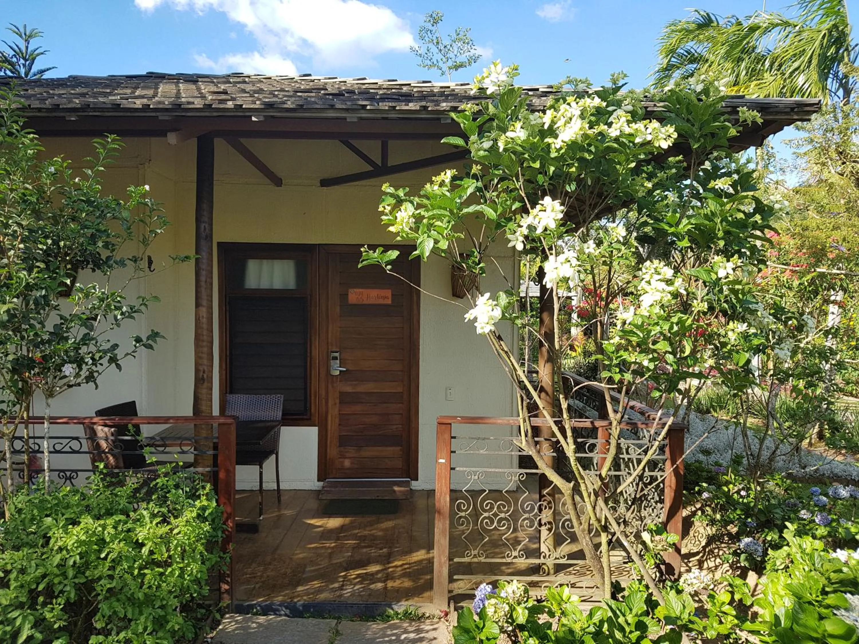 Patio in Hotel Vale das Nuvens