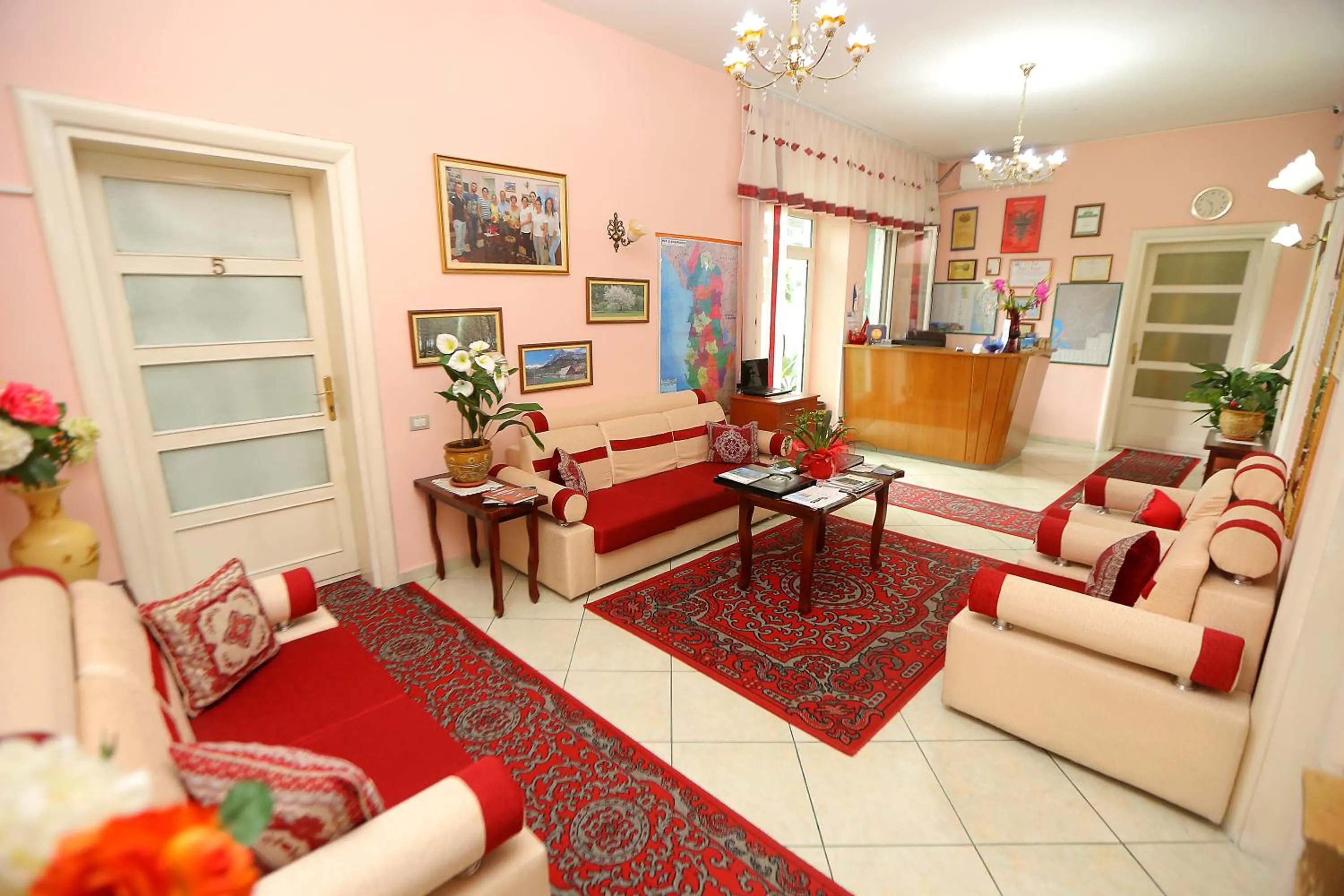 Seating area in Hotel Kaduku