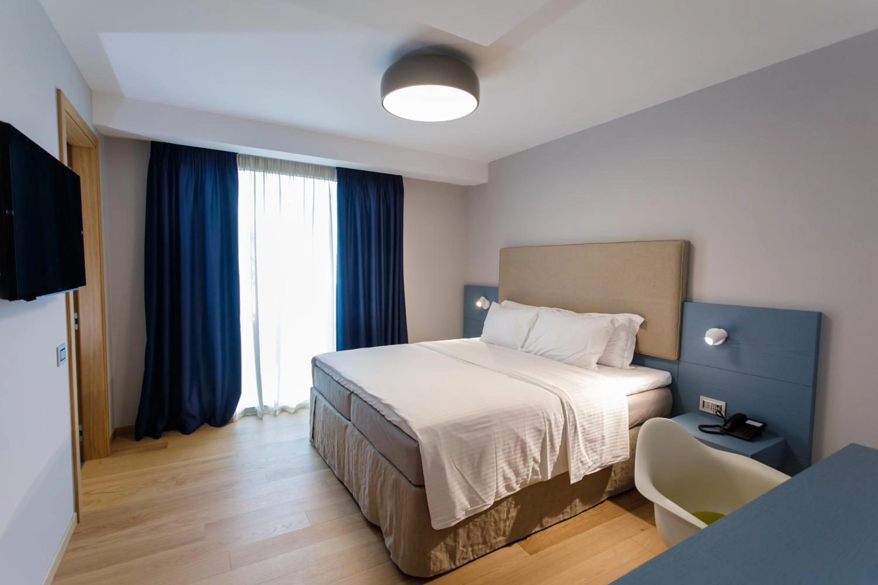 Bed in Buzë Boutique Hotel