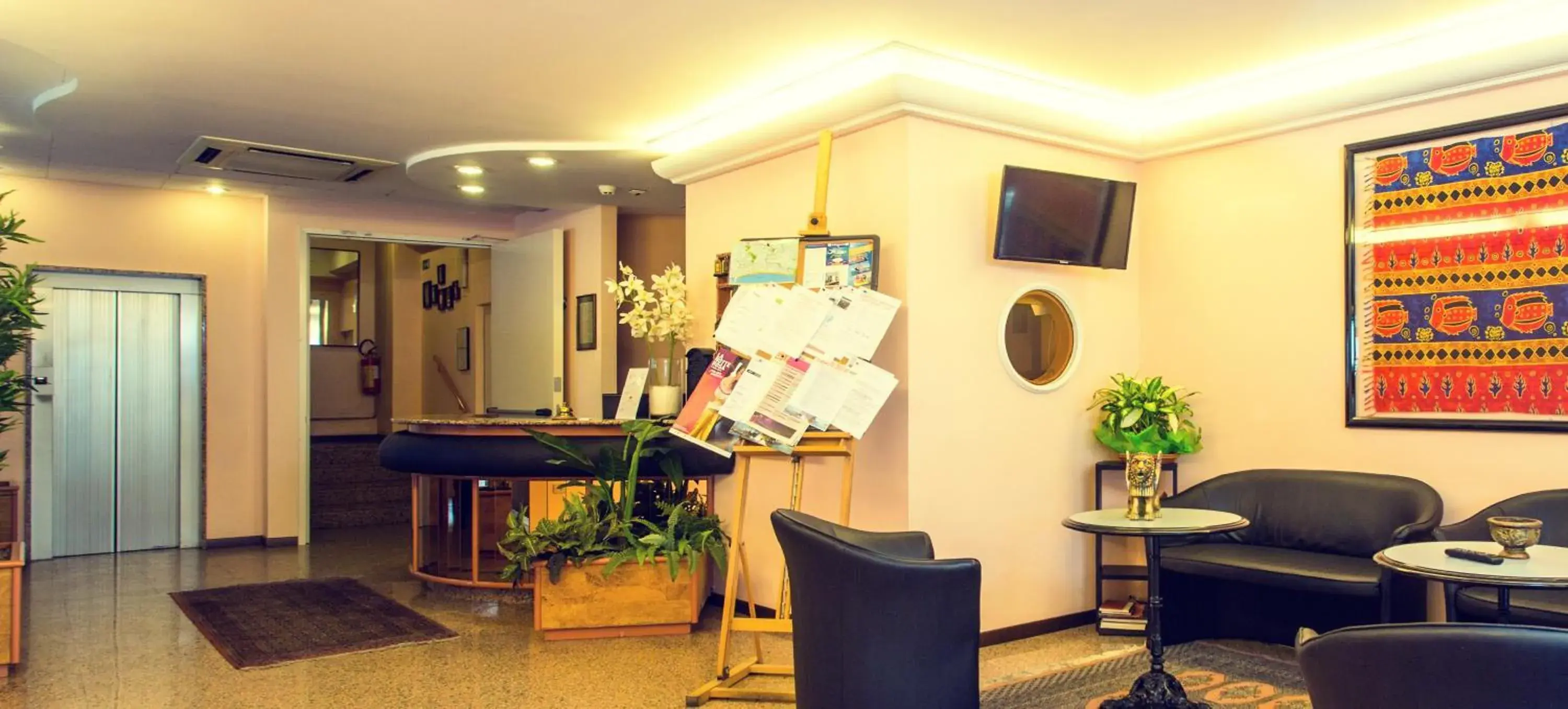 Lobby or reception in Hotel Antares