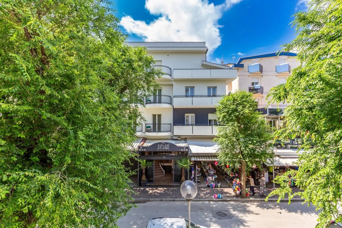 Property building in Hotel Antares