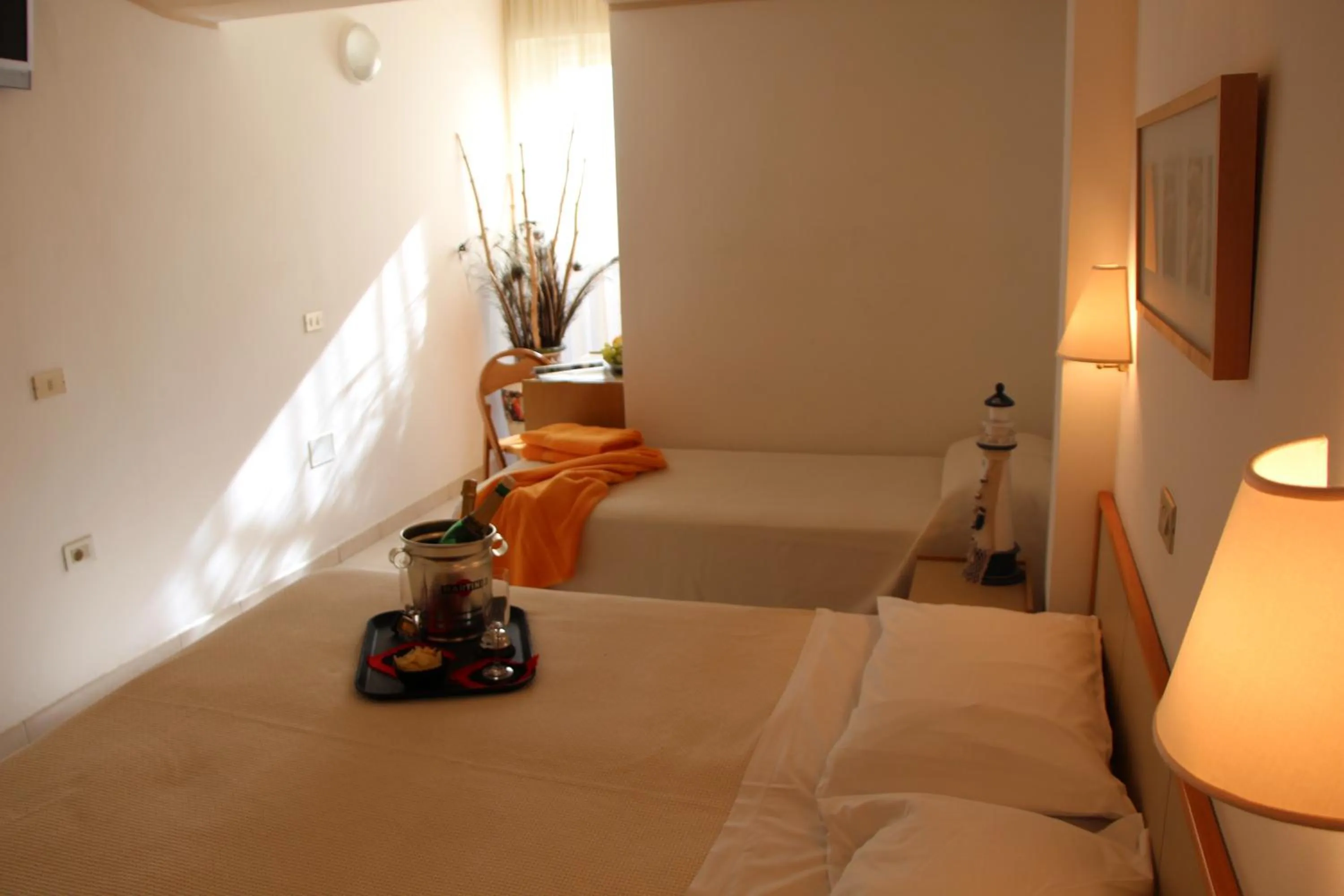 Photo of the whole room, Bed in Hotel Antares