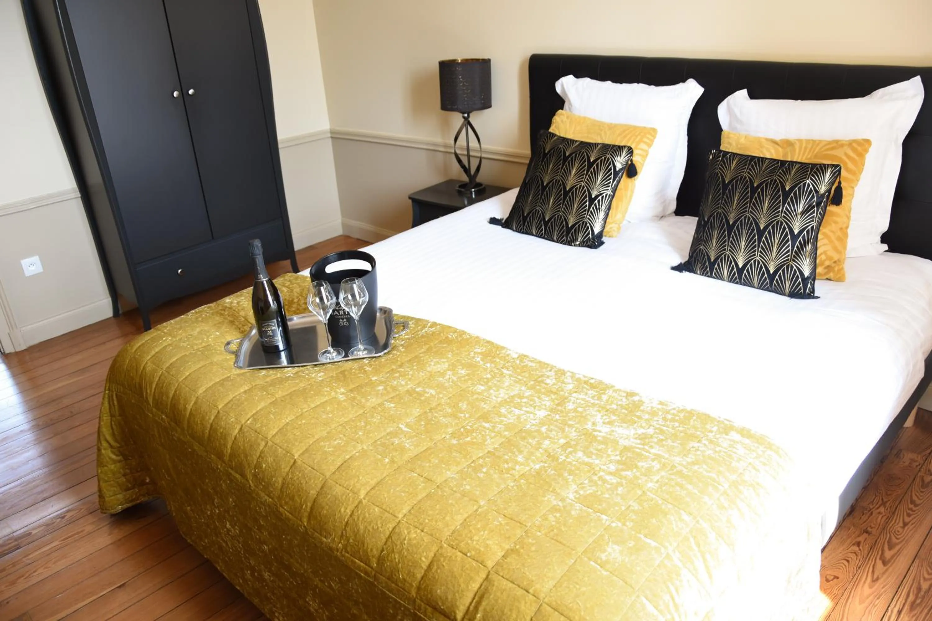 Bed in Champagne Philippe Martin