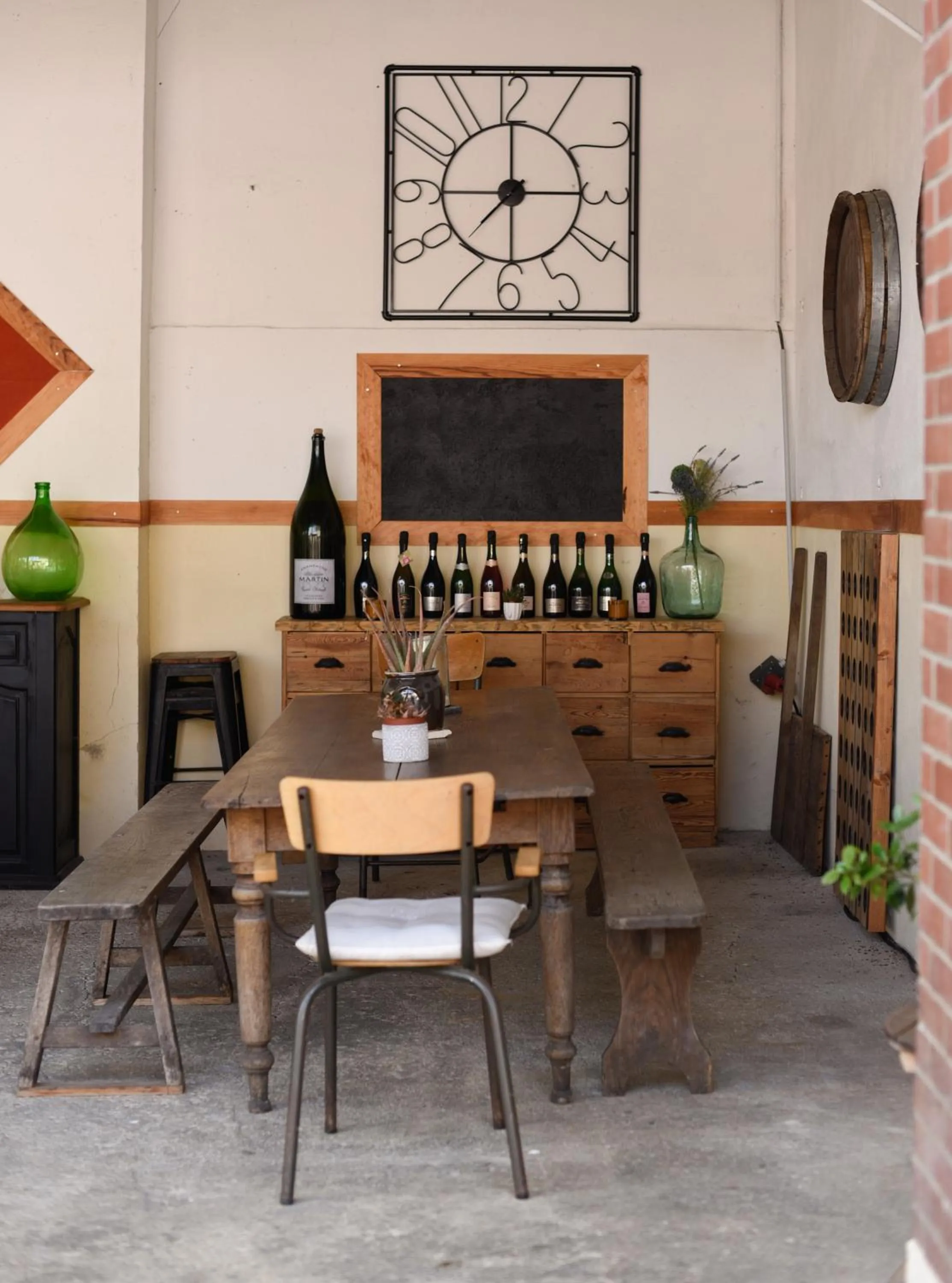 Patio in Champagne Philippe Martin