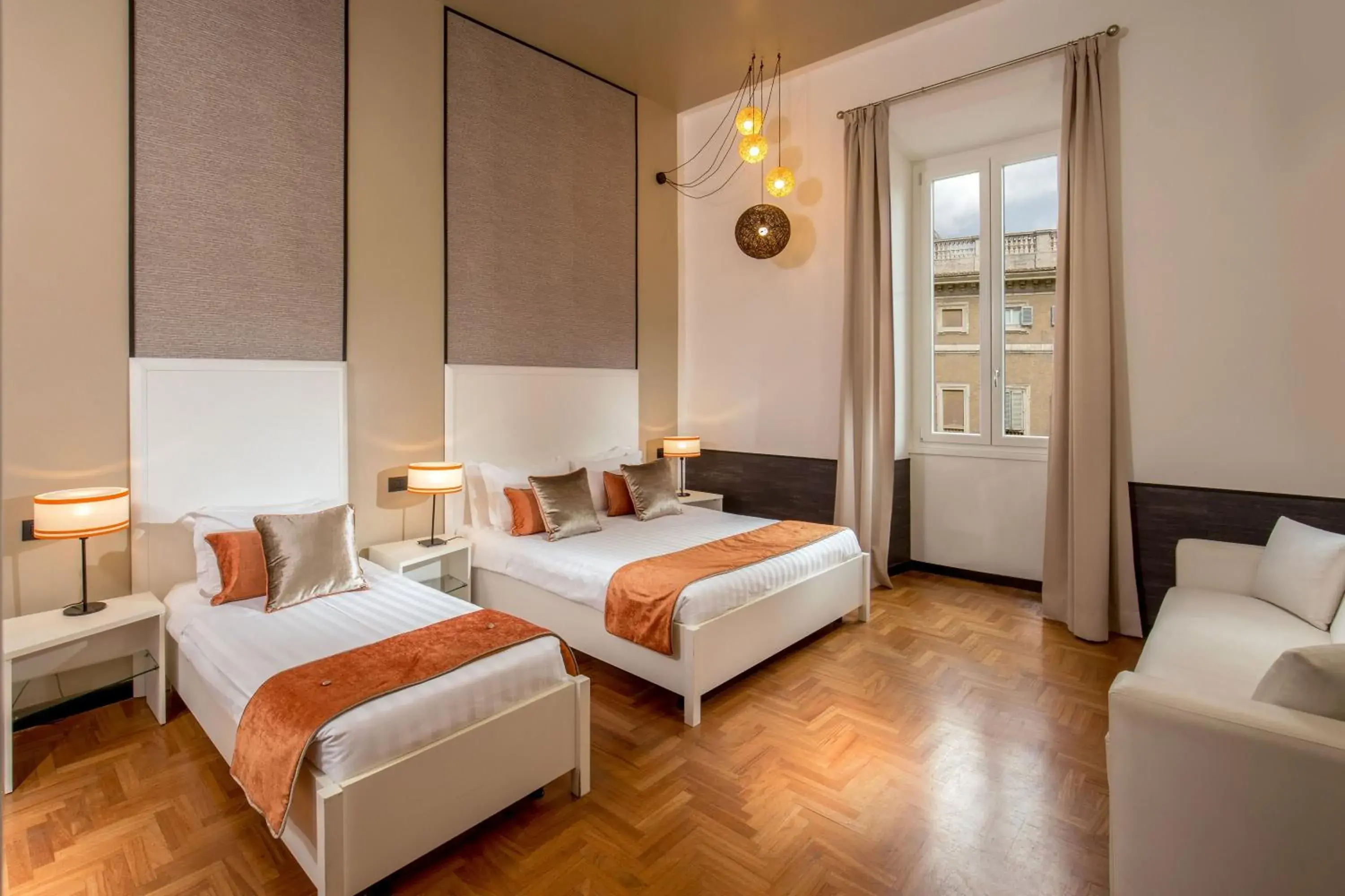 Bedroom, Bed in Domus Liberius - Rome Bedroom, Bed in Domus Liberius - Rome