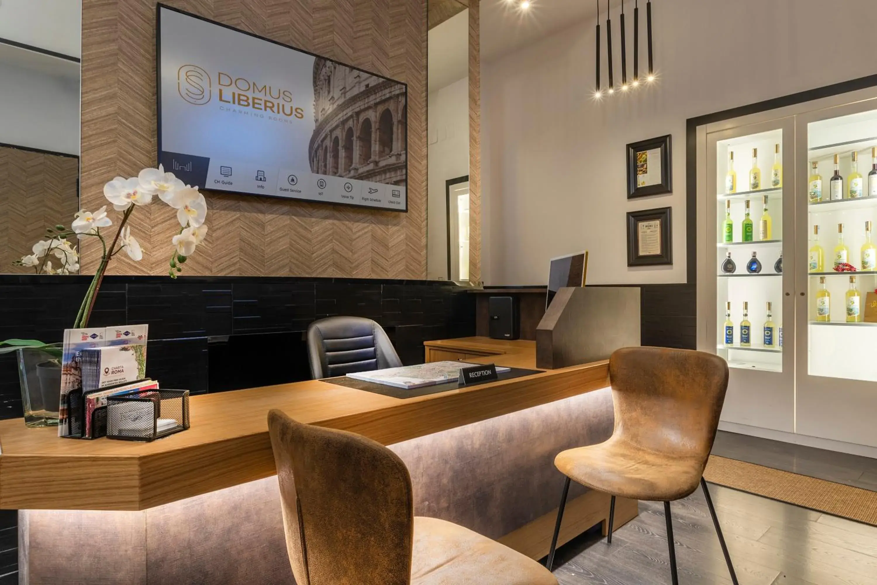 Lobby or reception in Domus Liberius - Rome Lobby or reception in Domus Liberius - Rome