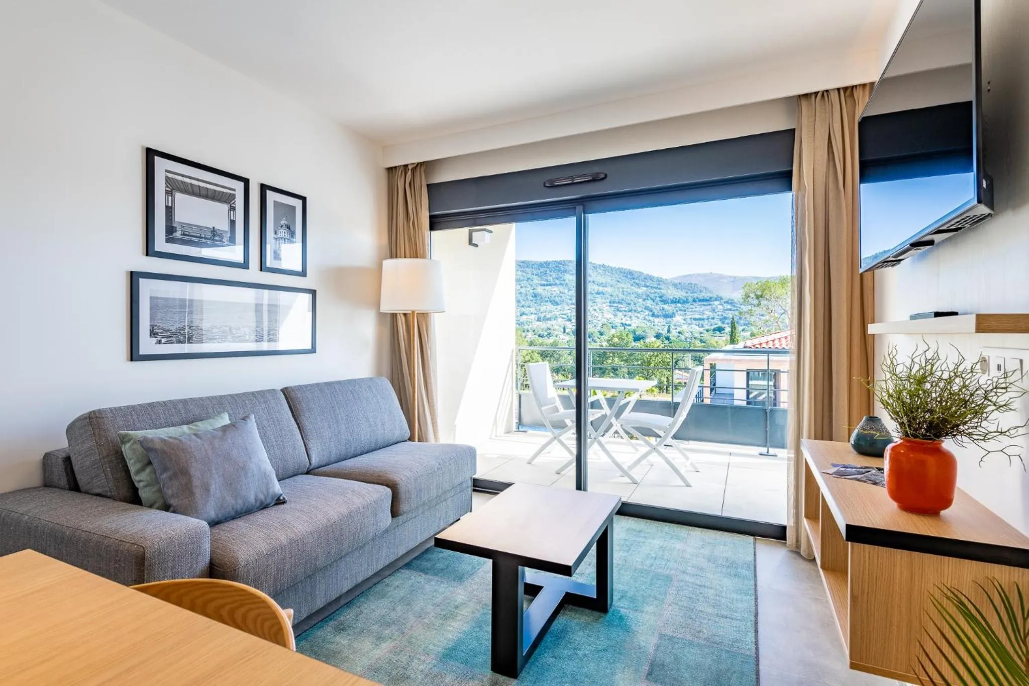 Living room in Evancy Les Jardins d'Azur - Vence