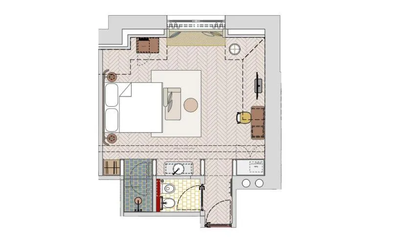 Floor plan in Villa Helvetia