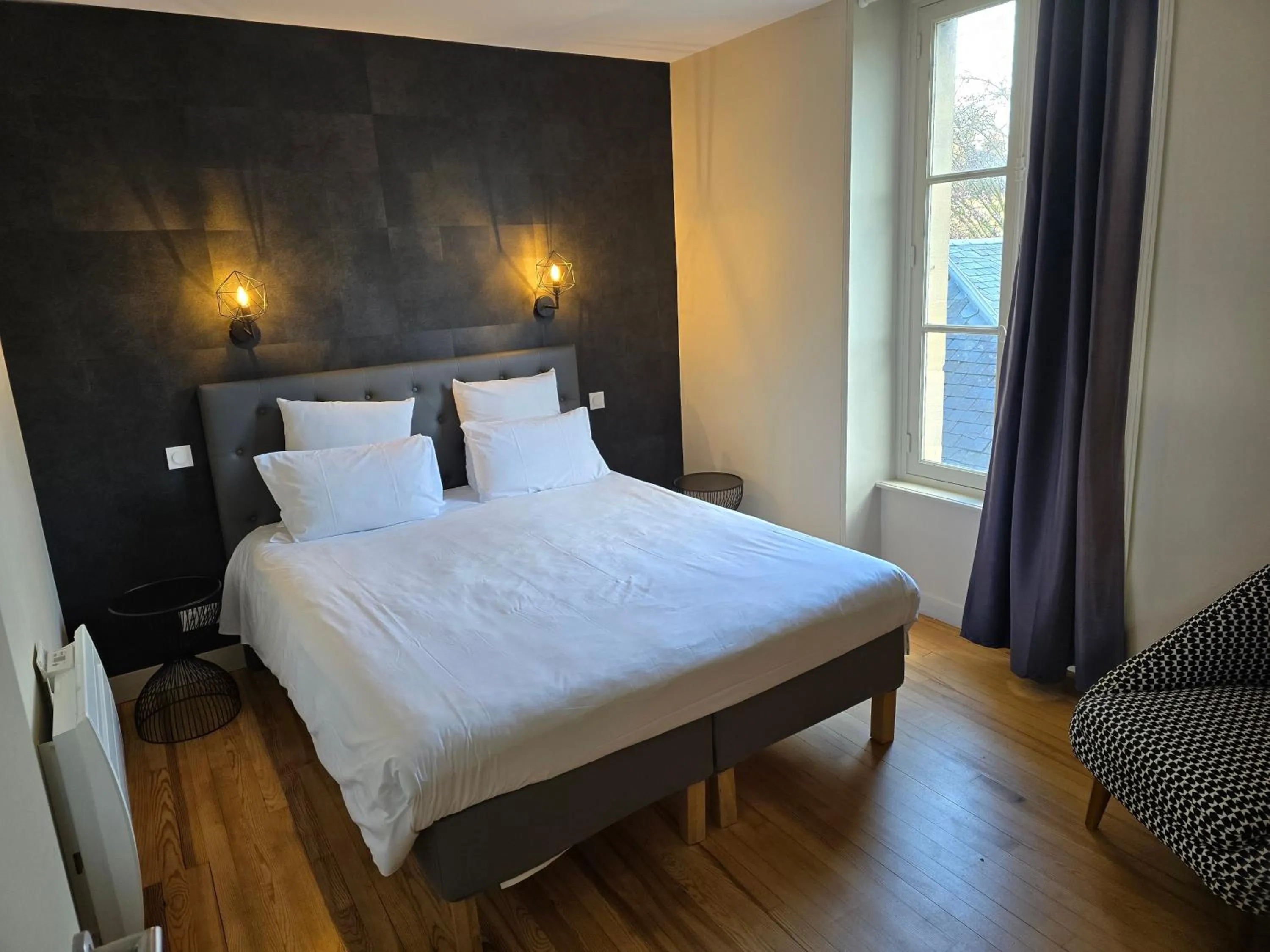 Bedroom, Bed in Au Loup Historic Apartments