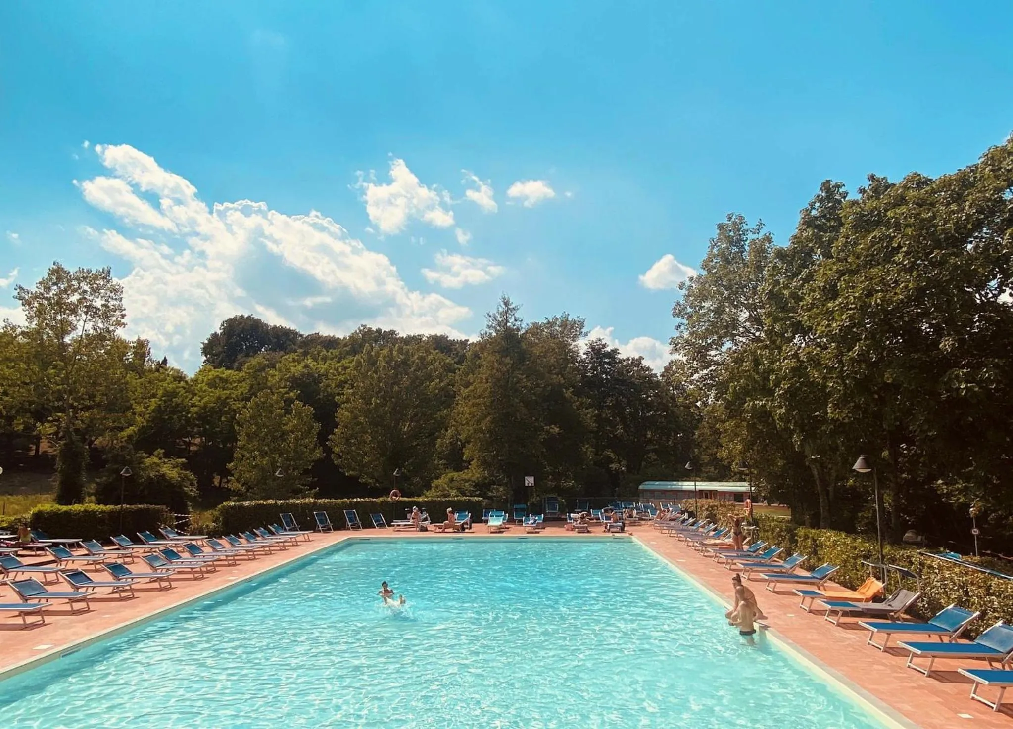 Pool view in Camping Village Mugello Verde