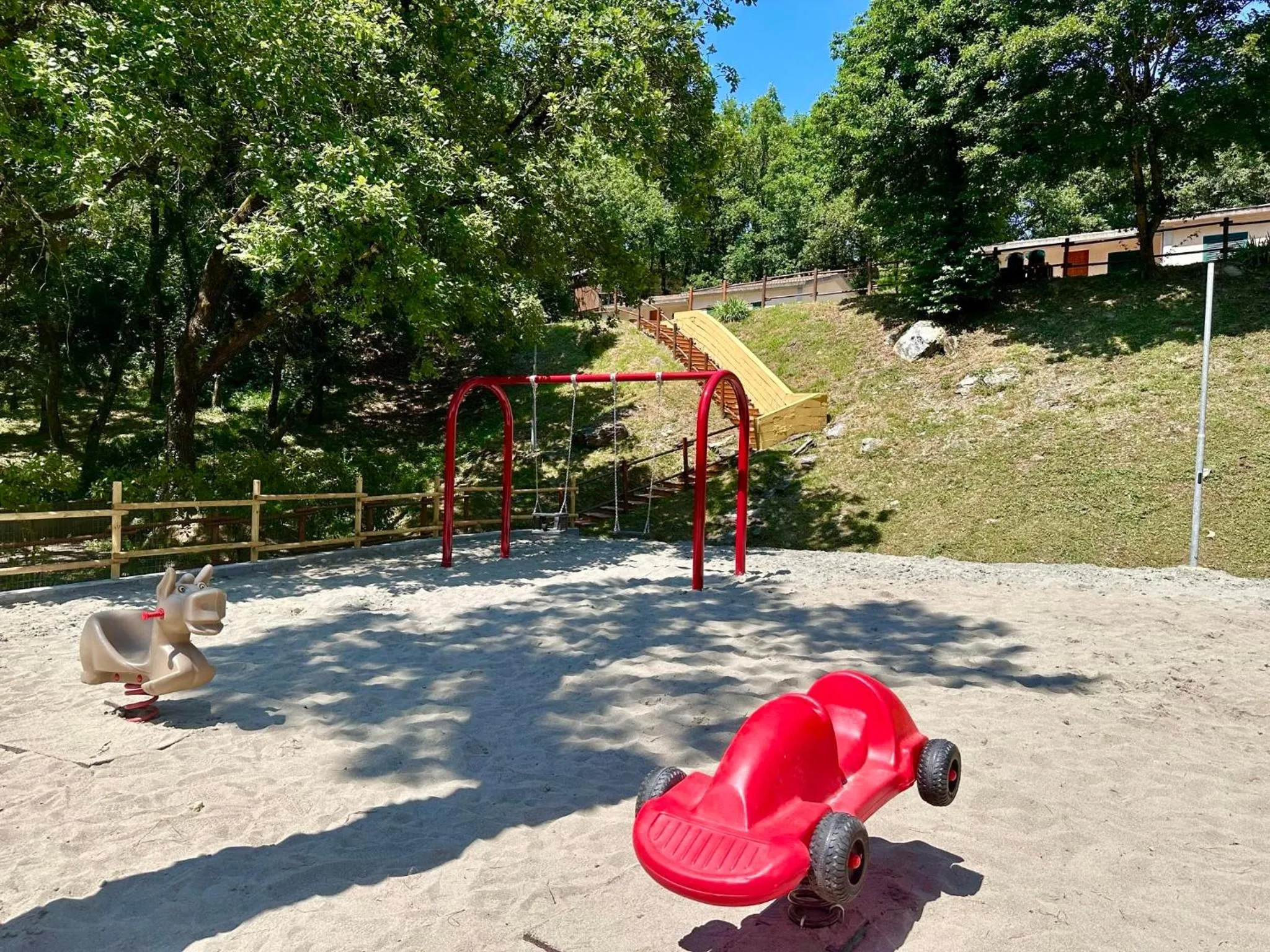 Children play ground in Camping Village Mugello Verde