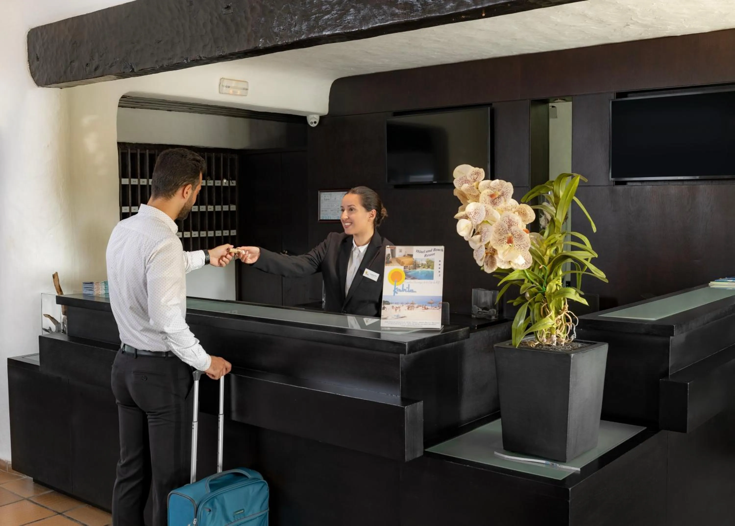 Lobby or reception in Hotel Kabila