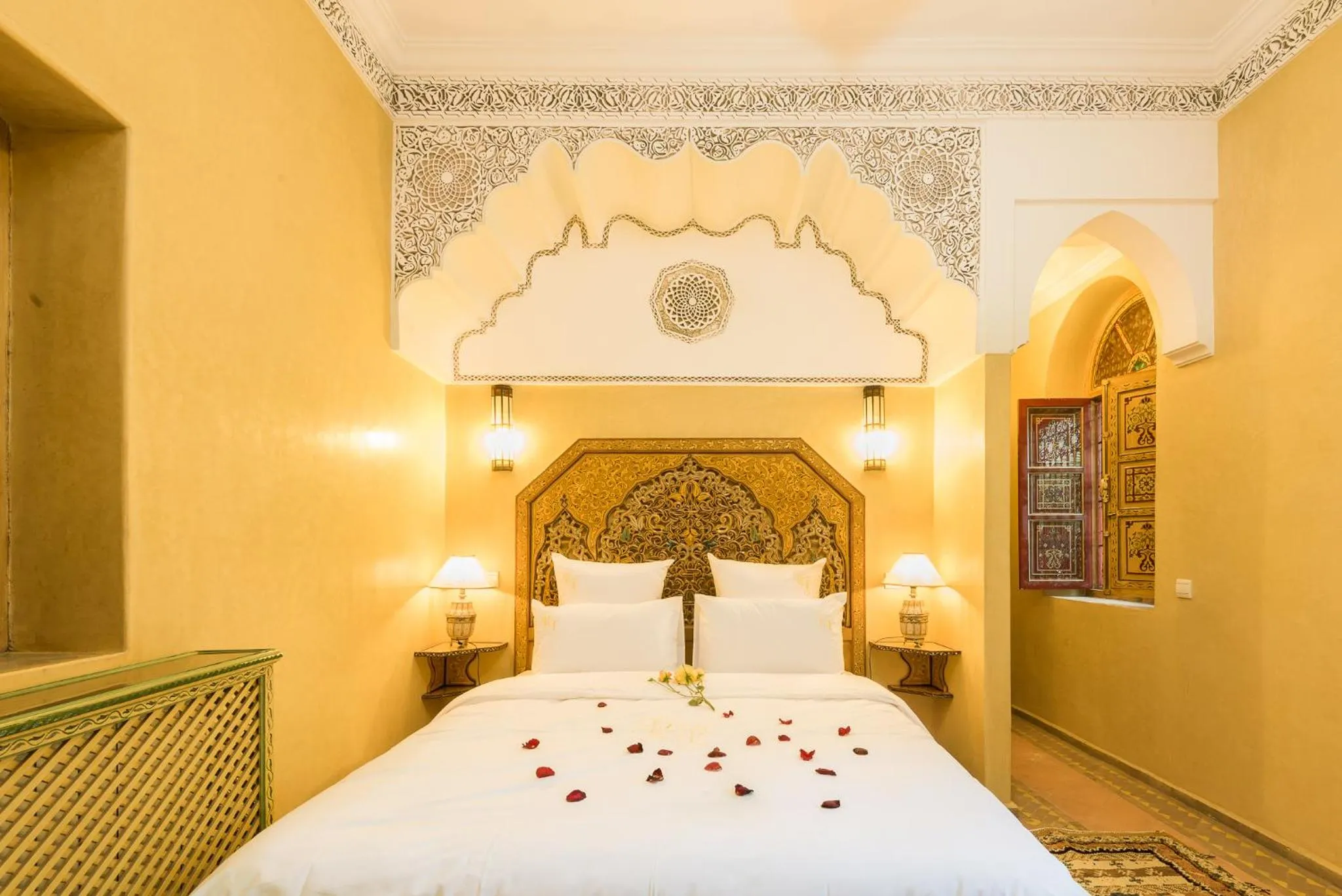 Bed in Riad Tahyra