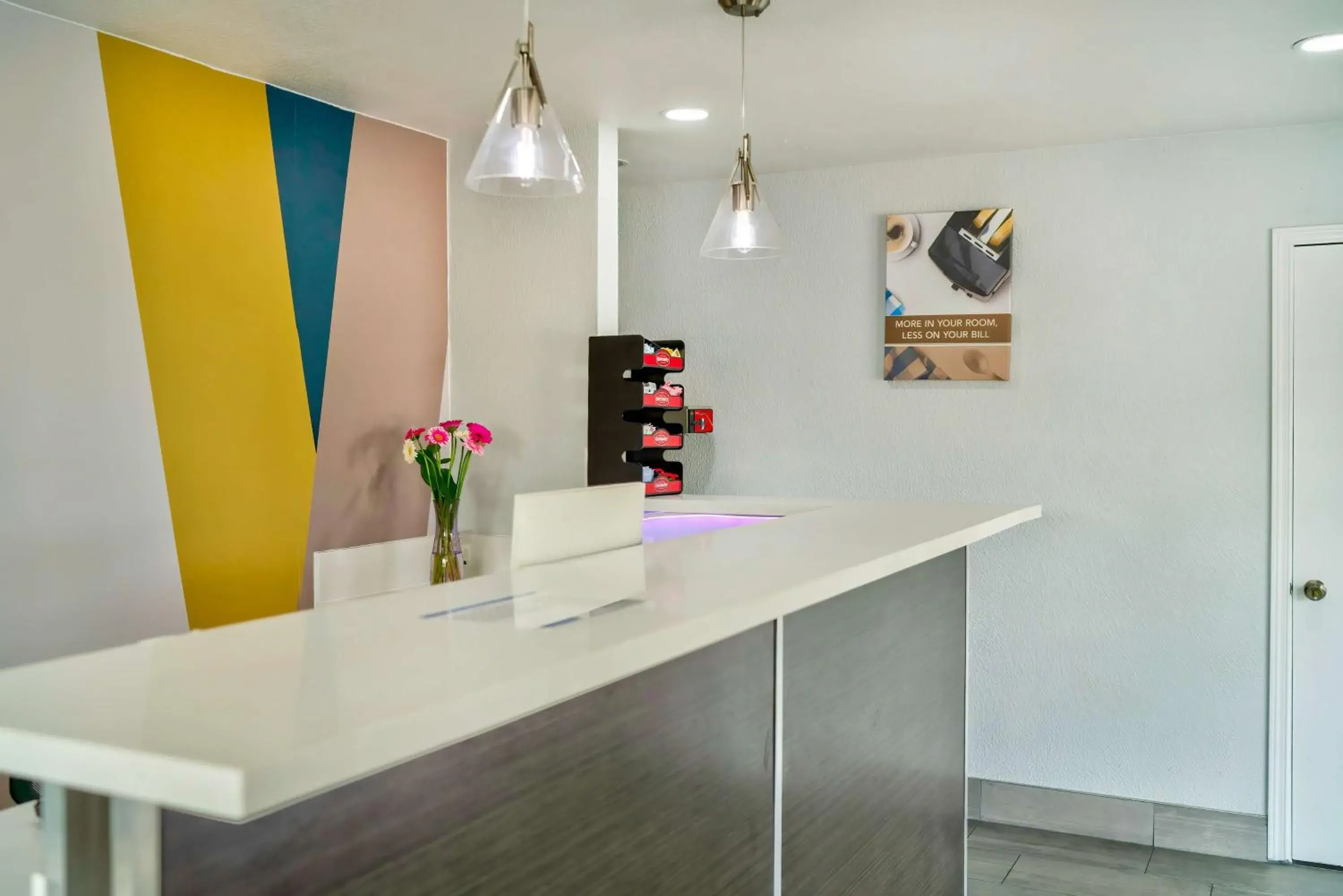 Lobby or reception in Studio 6 Suites - Albany, OR Lobby or reception in Studio 6 Suites - Albany, OR