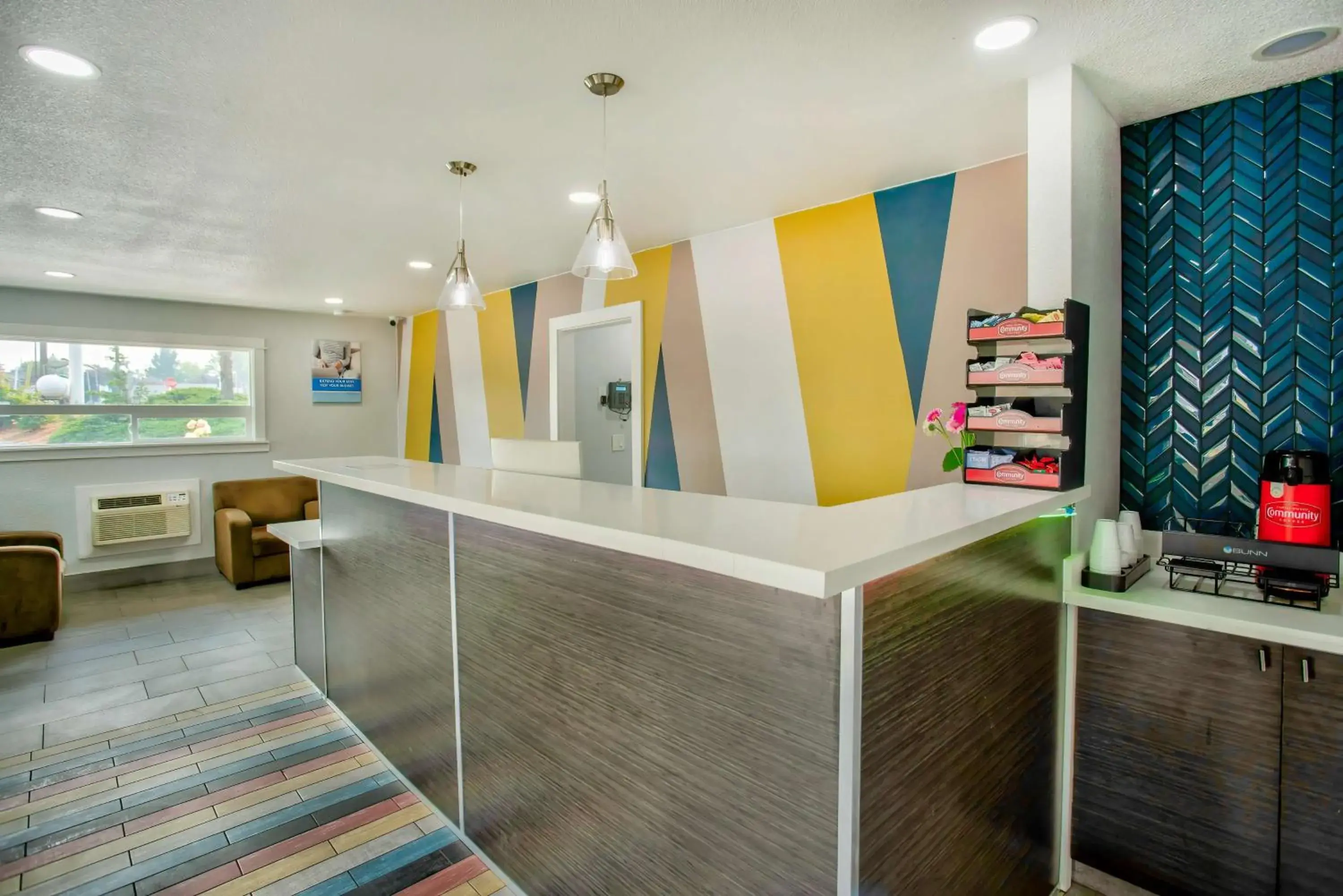 Lobby or reception in Studio 6 Suites - Albany, OR Lobby or reception in Studio 6 Suites - Albany, OR